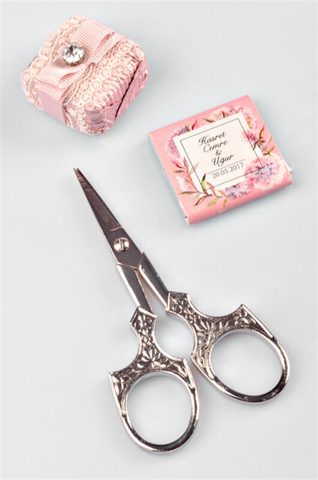 Gümüş Kaplama Söz & Nişan Makası