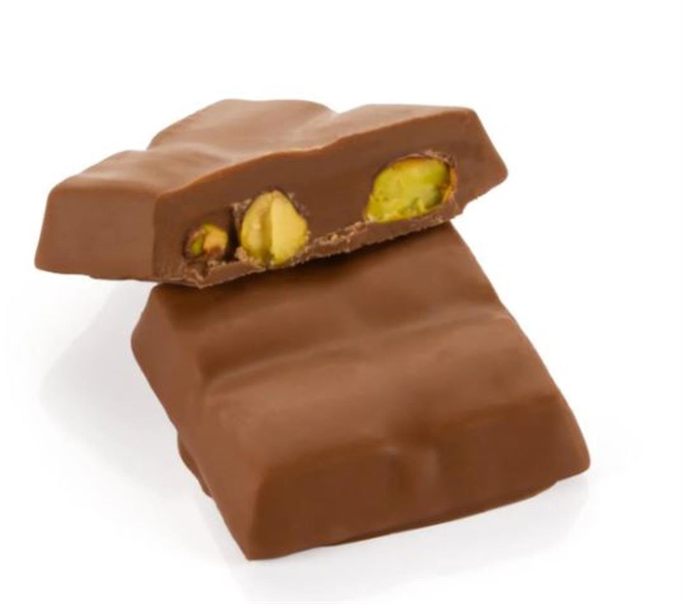 Gümüş Yaldız Sargılı 500 gr Fıstıklı Çikolata