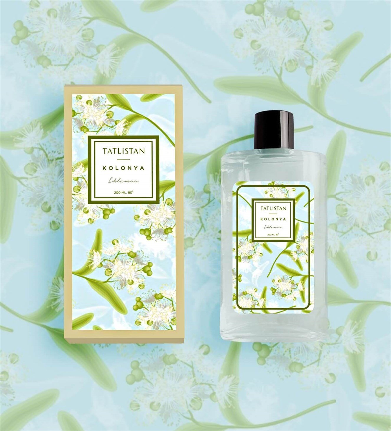 Ihlamur Kolonyası Cam Şişe 200 ml