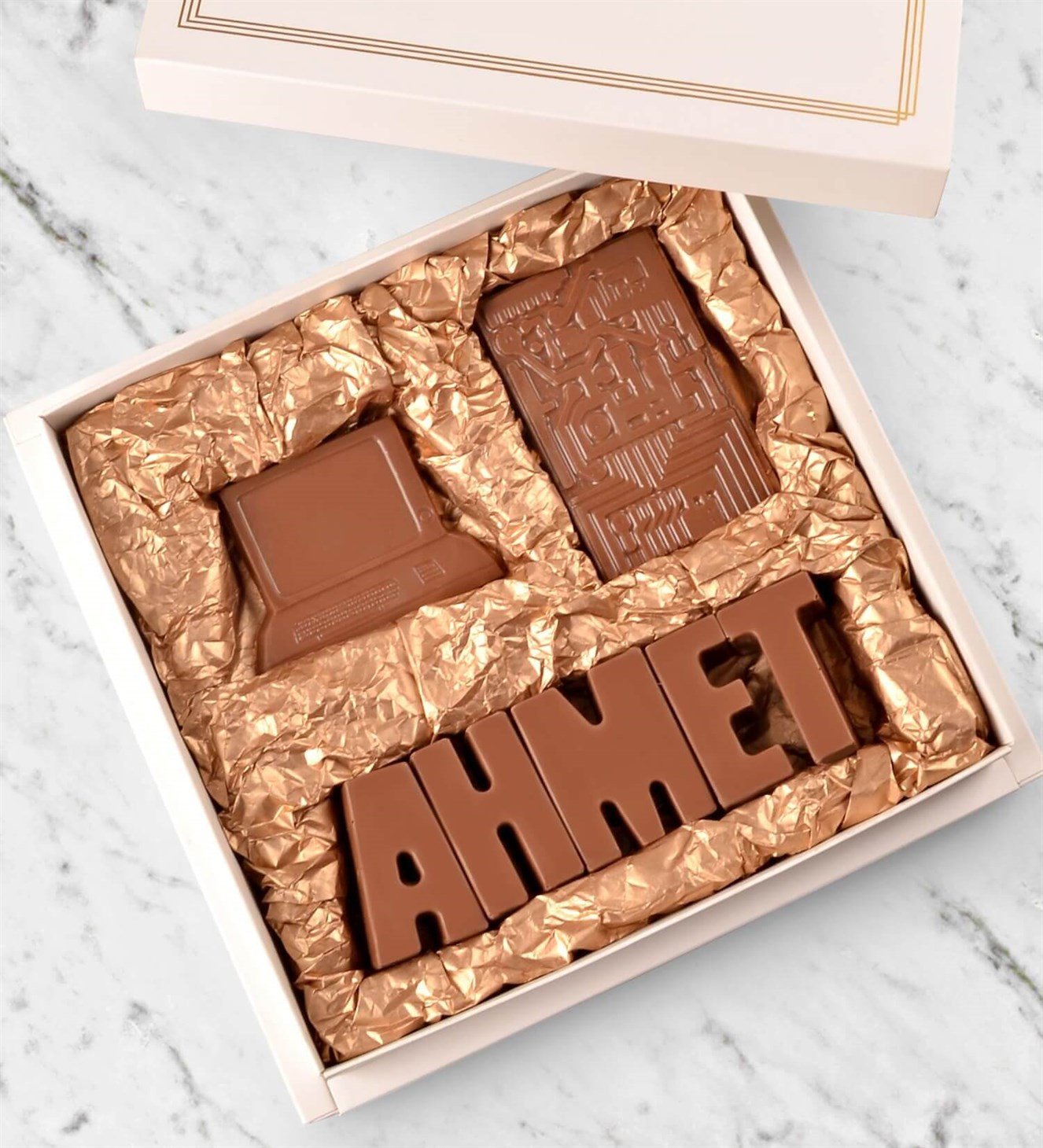 İsme Özel, Bilgisayar ve Anakartlı Mühendis Çikolatası