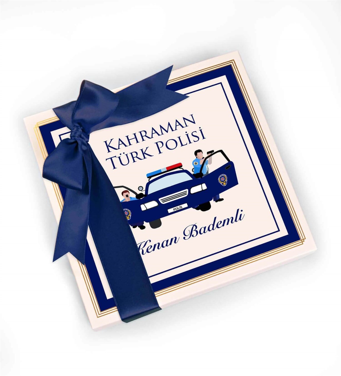 İsme Özel Kahraman Polis Spesiyal Çikolata 9'lu