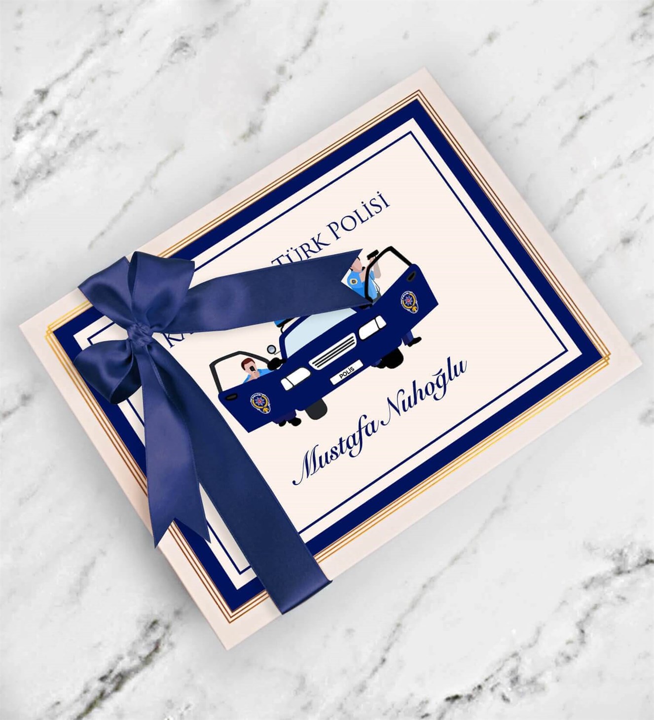 İsme Özel Kahraman Polis Spesiyal Çikolata 42'li