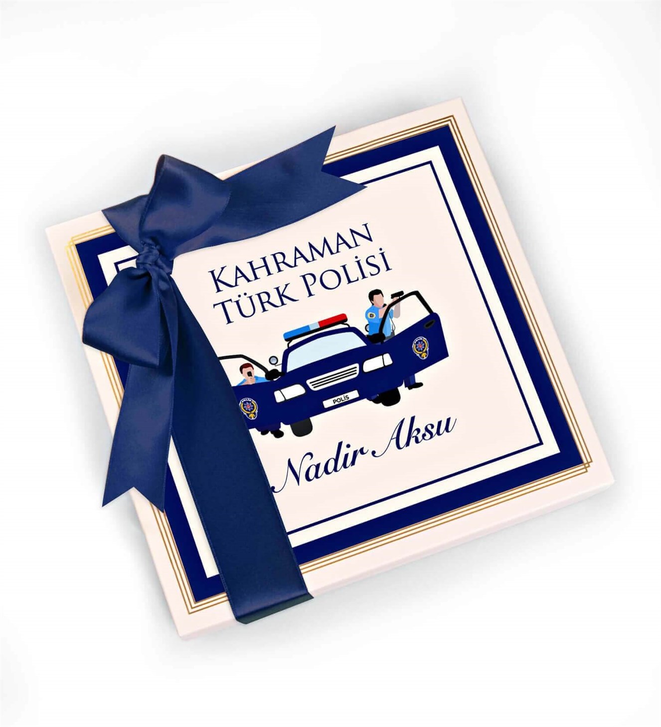 İsme Özel Kahraman Polis Spesiyal Çikolata 16'lı