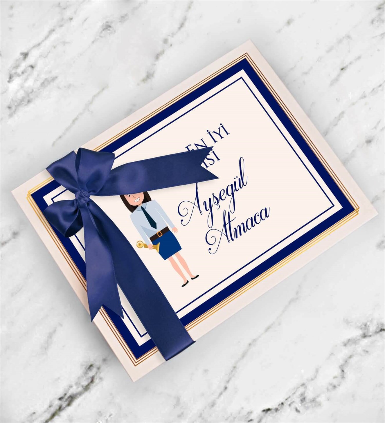 Kişiye Özel En İyi Kadın Polis Spesiyal Çikolata 42'li