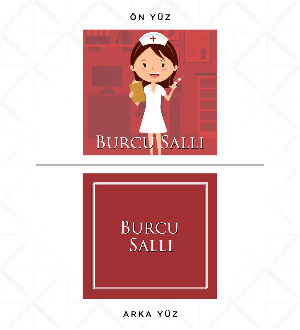 Kişiye Özel Hemşire Çikolatası