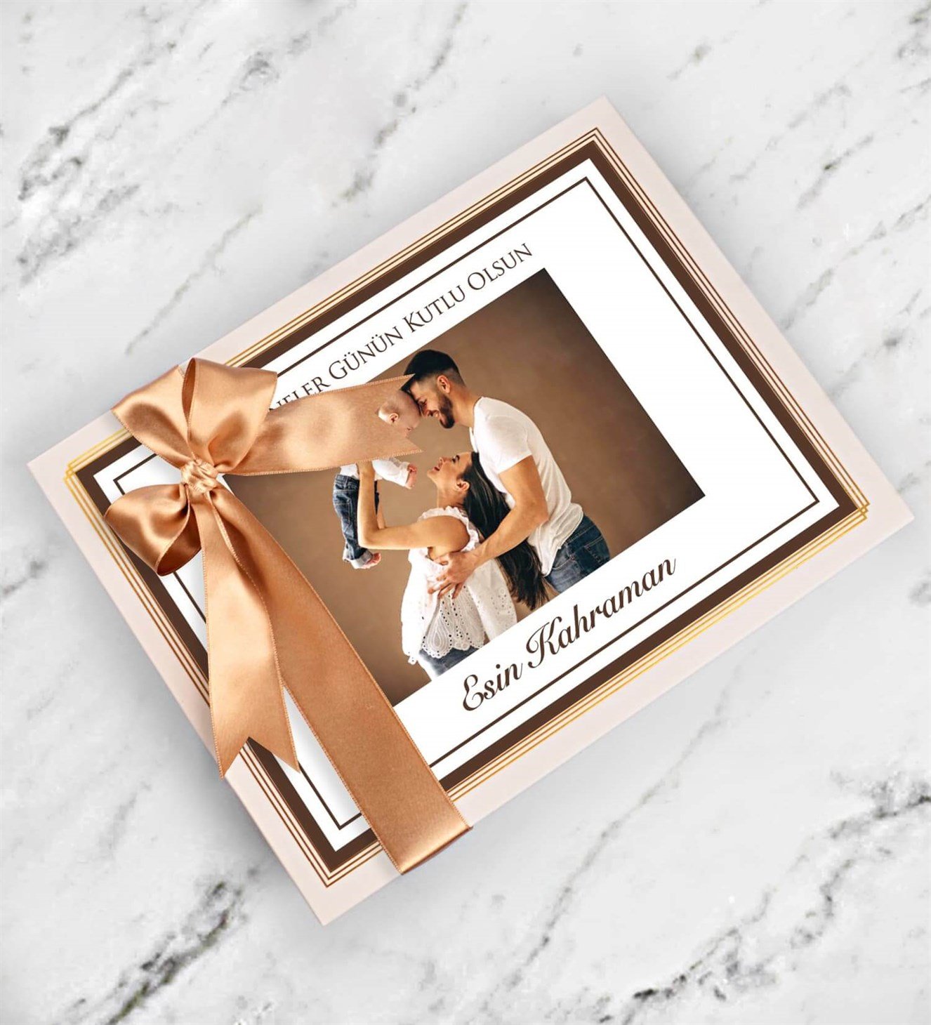 Kişiye Özel İsimli, Fotoğraflı İlk Anneler Günü Spesiyal Çikolata 42'li