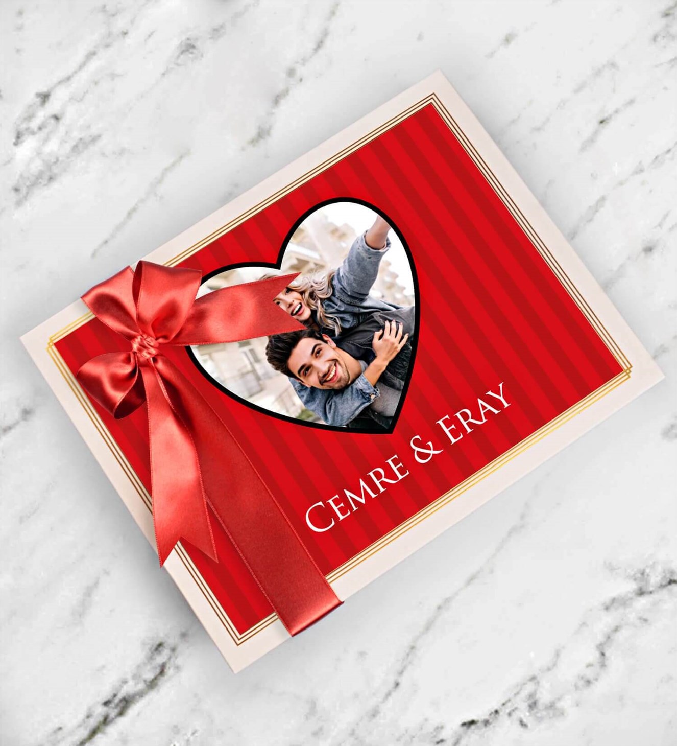 Kişiye Özel İsimli ve Fotoğraf Tasarımlı Spesiyal Çikolata 42'li