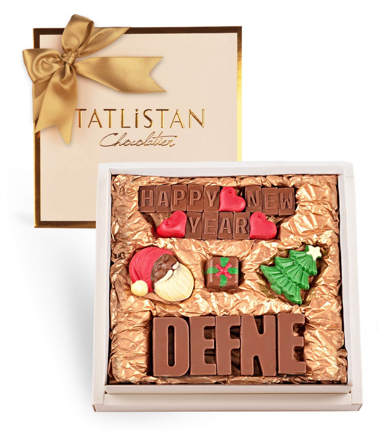 Kişiye Özel İsimli Yılbaşı Çikolatası