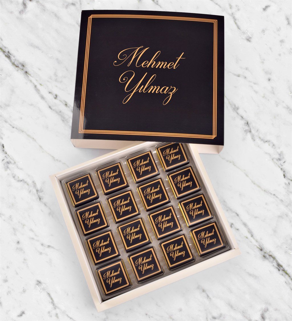 Kişiye Özel Kutulu Madlen Çikolata