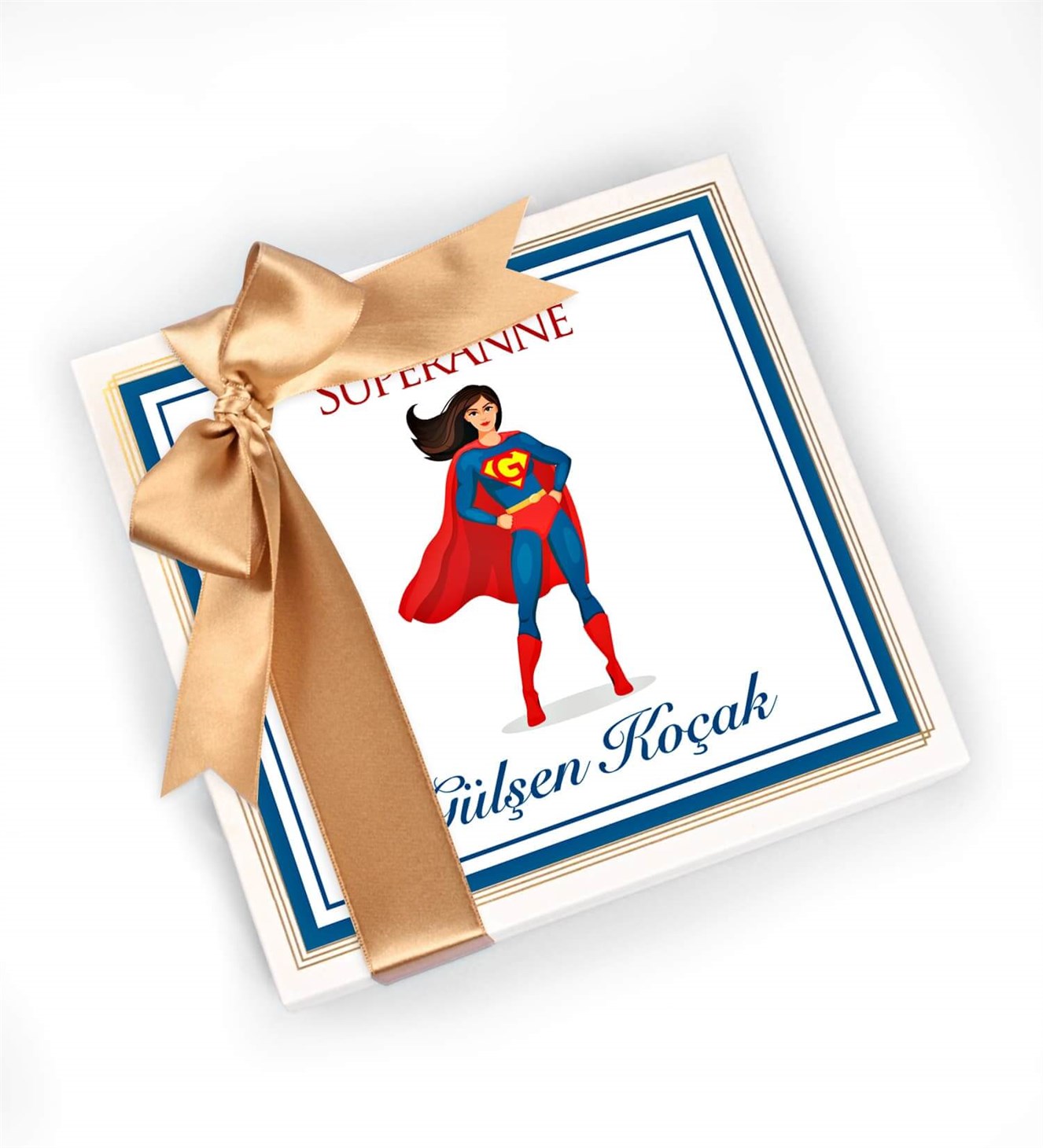 Kişiye Özel Süper Anne Spesiyal Çikolata 16'lı