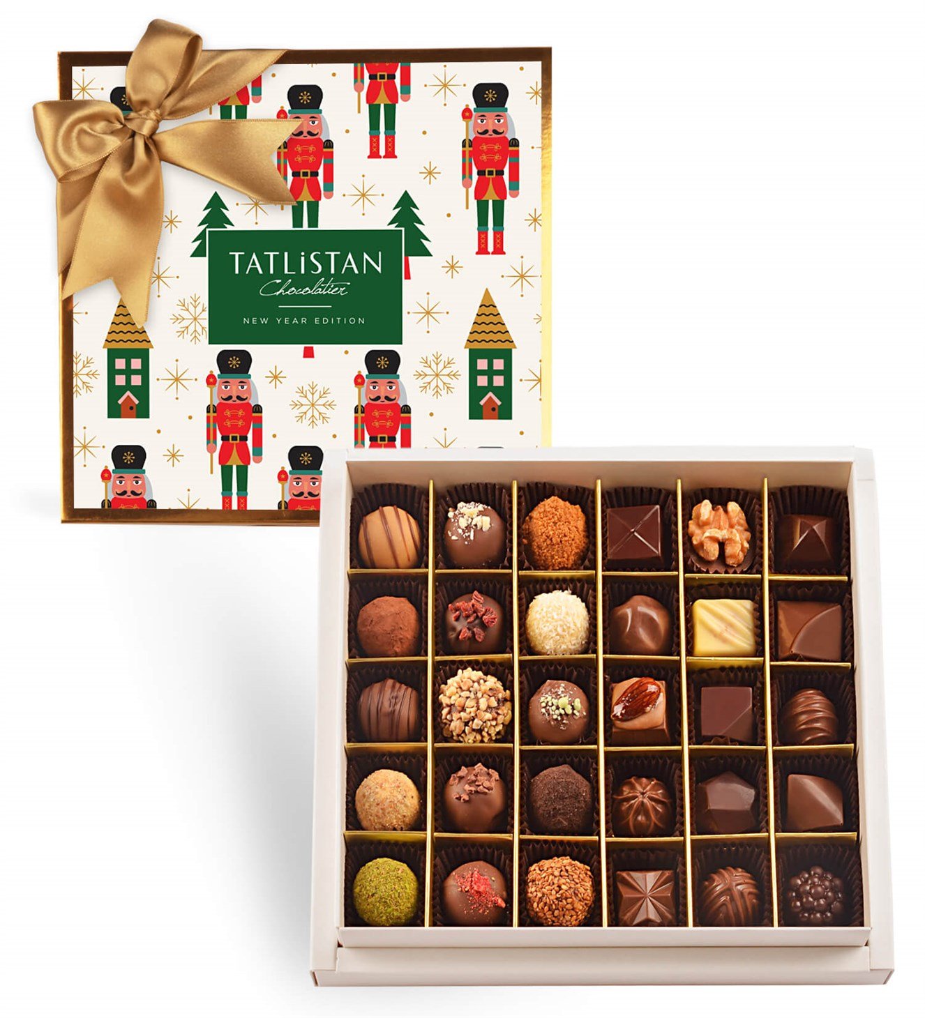 Kurşun Asker 30 Çeşitli Artisan ve Trüf Çikolata 30'lu