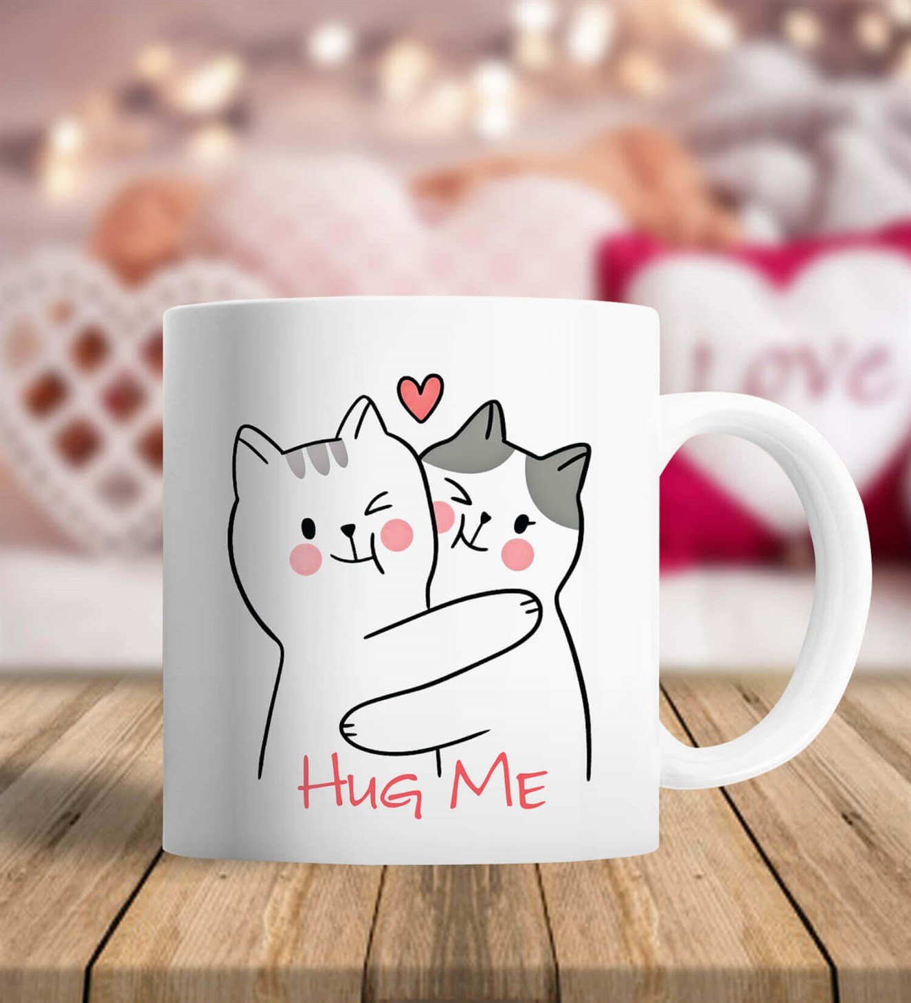 Sarıl Bana Sevgiliye Hediye Kupa Bardak