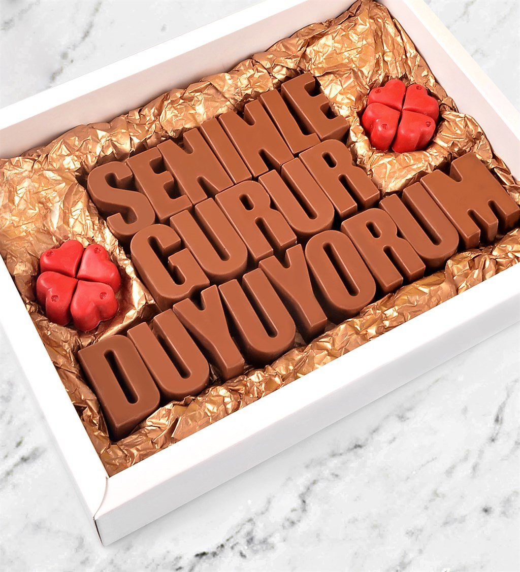 Seninle Gurur Duyuyorum Çikolatası