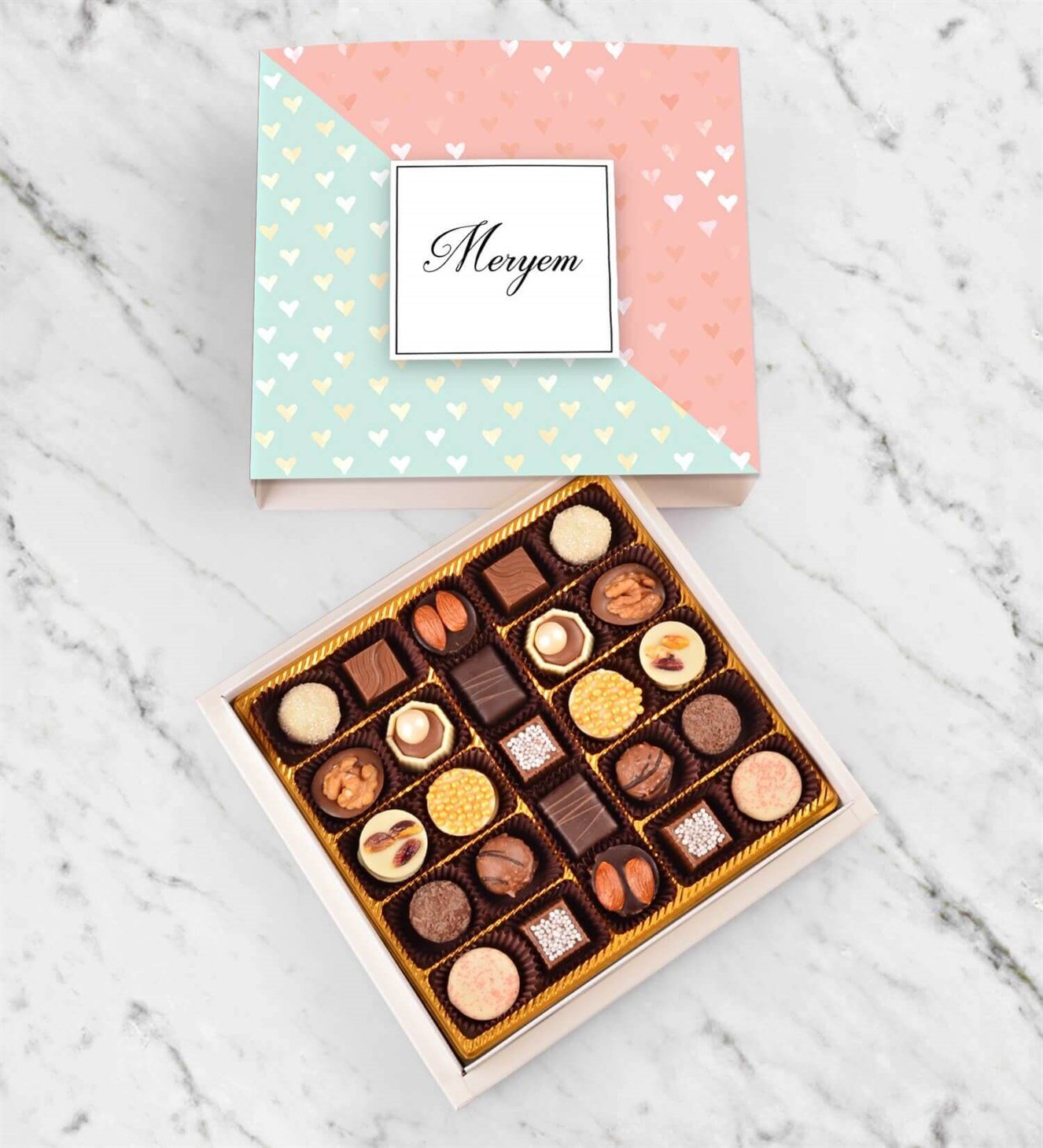 Sevgililer Gününe Özel İsimli Çikolata