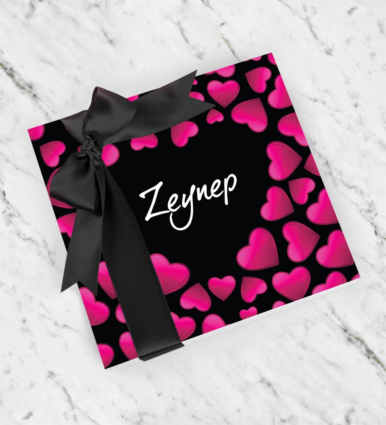 Sevgililer Gününe Özel Pembe Kalp Çikolata