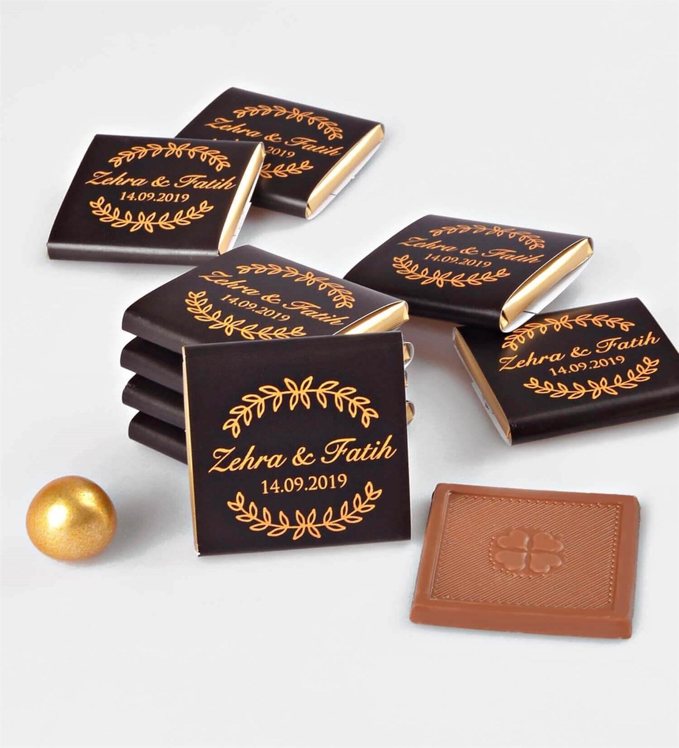 Siyah İsimli Söz & Nişan Çikolatası