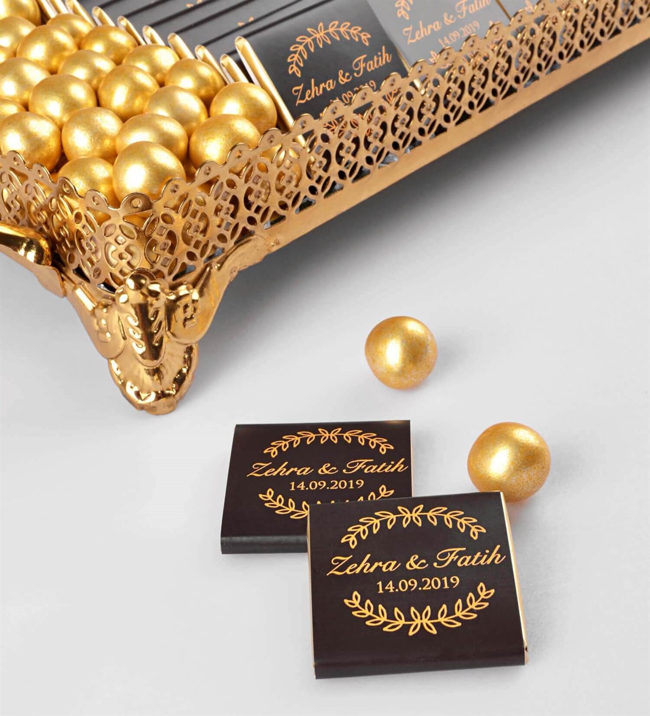 Siyah İsimli Söz & Nişan Çikolatası