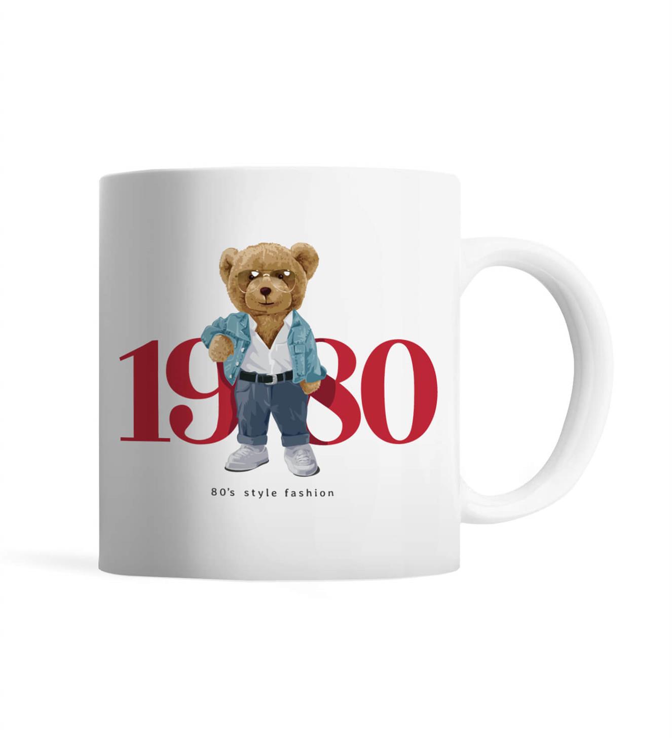 Teddy Bear | 80's Fashion - Kupa Bardak