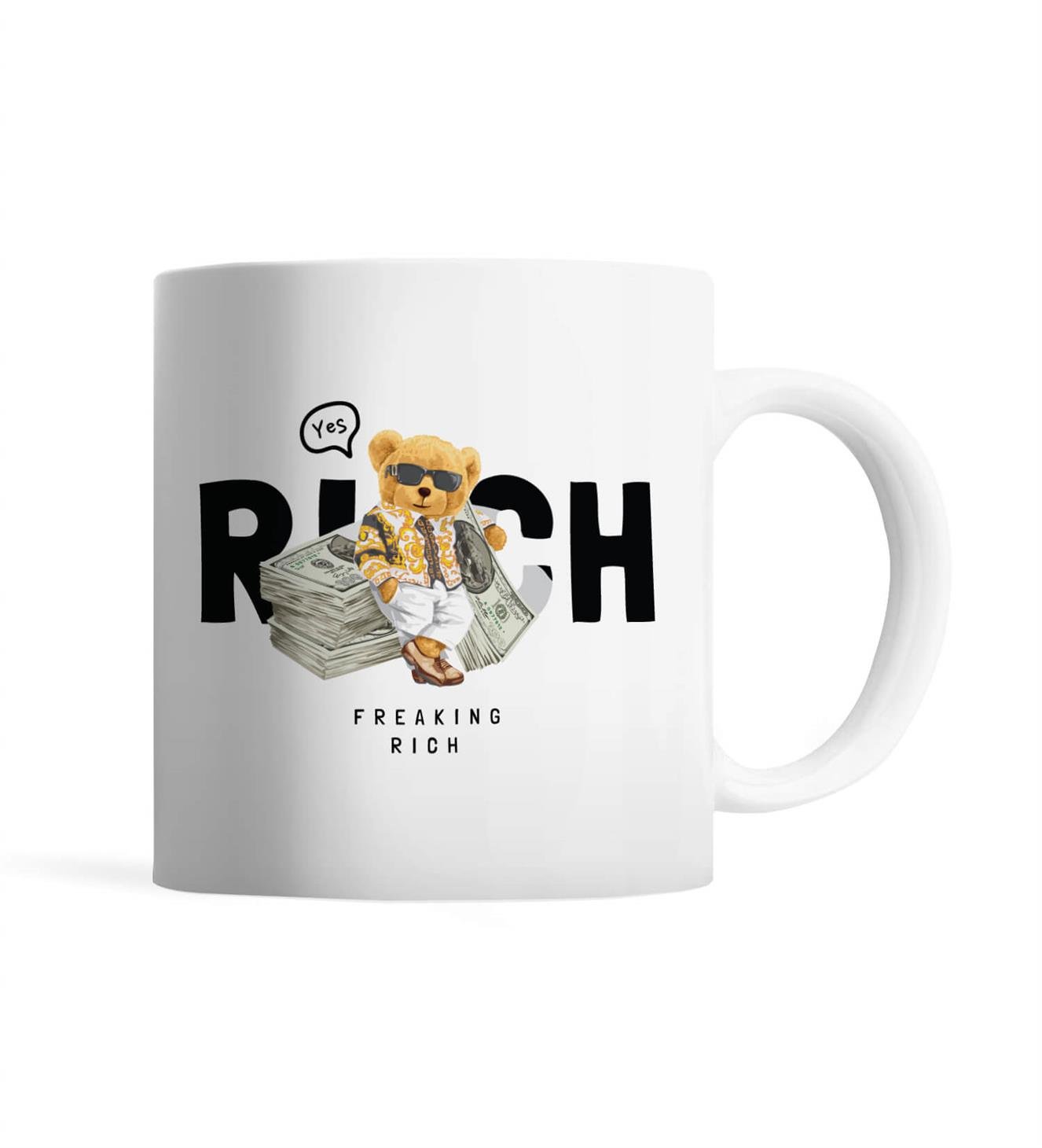 Teddy Bear | Freaking Rich - Kupa Bardak