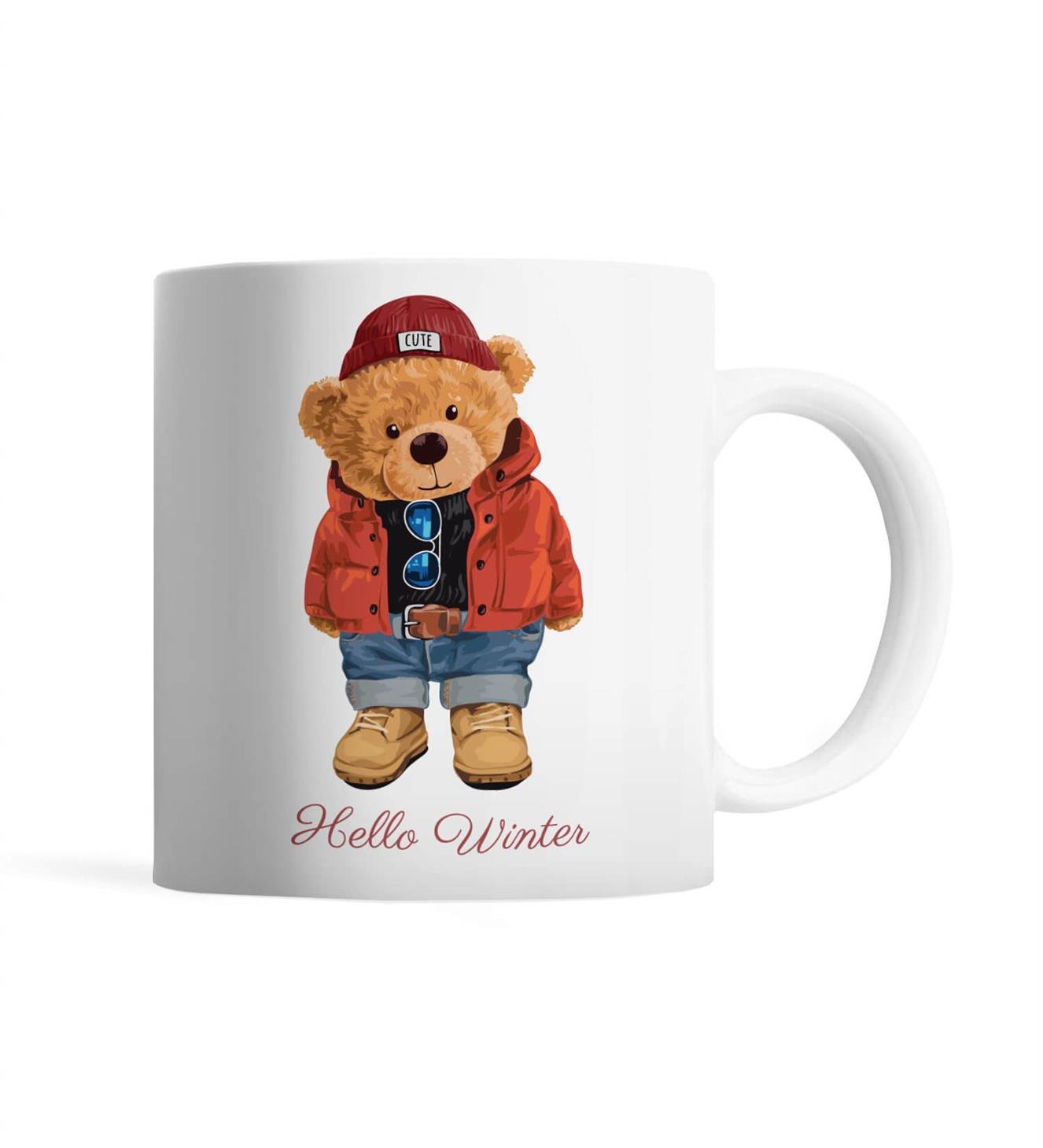 Teddy Bear | Hello Winter - Kupa Bardak