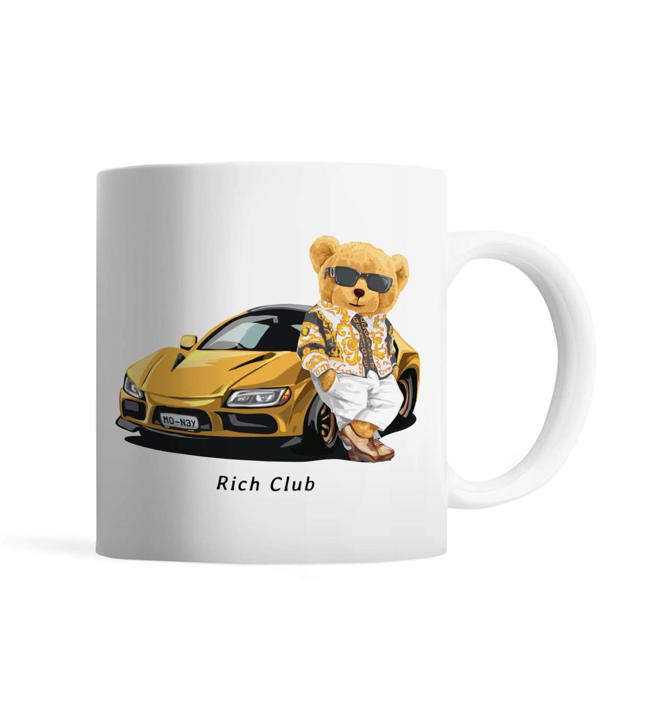 Teddy Bear | Rich & Car - Kupa Bardak