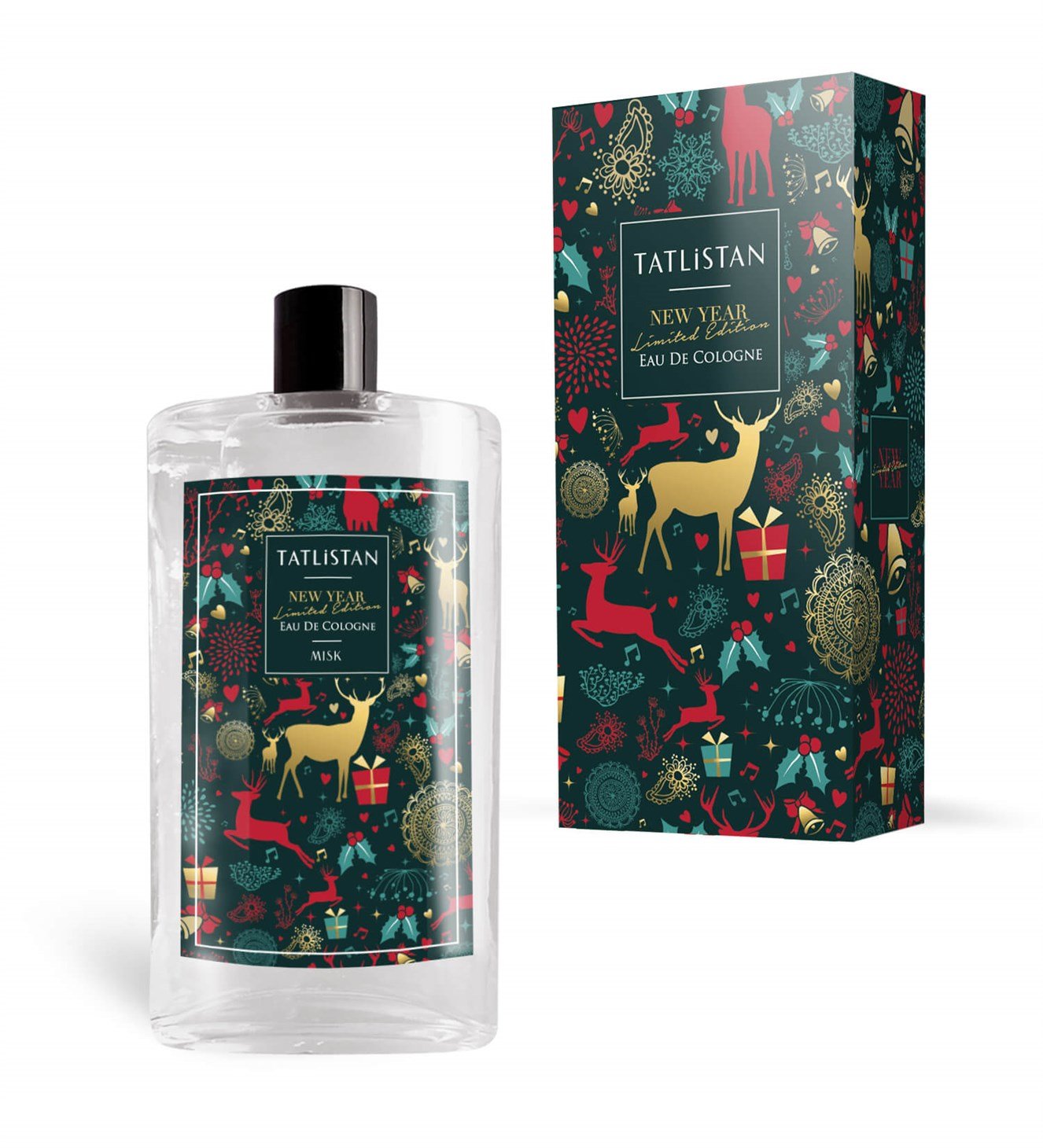 Yılbaşı Özel Desenli Misk Kolonyası