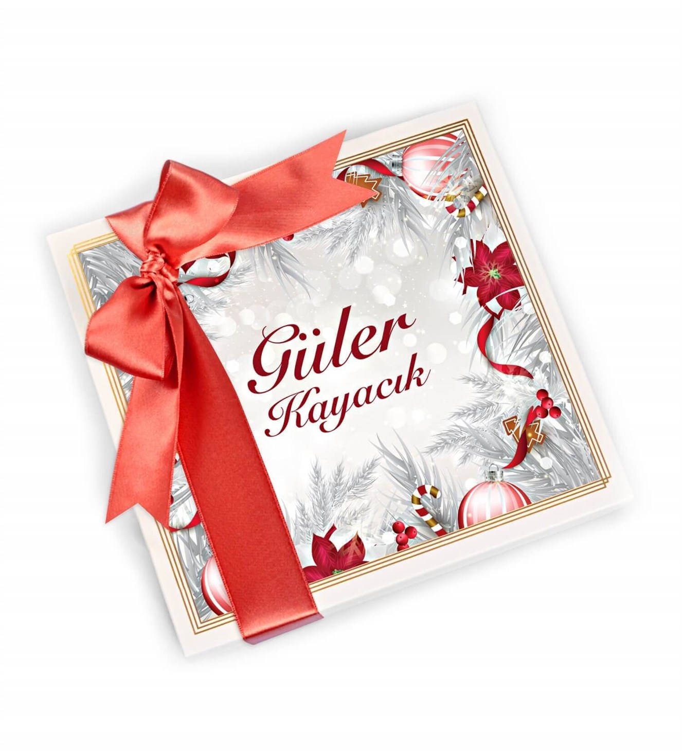 Yılbaşı Süsleri İsme Özel Spesiyal Çikolata 16'lı