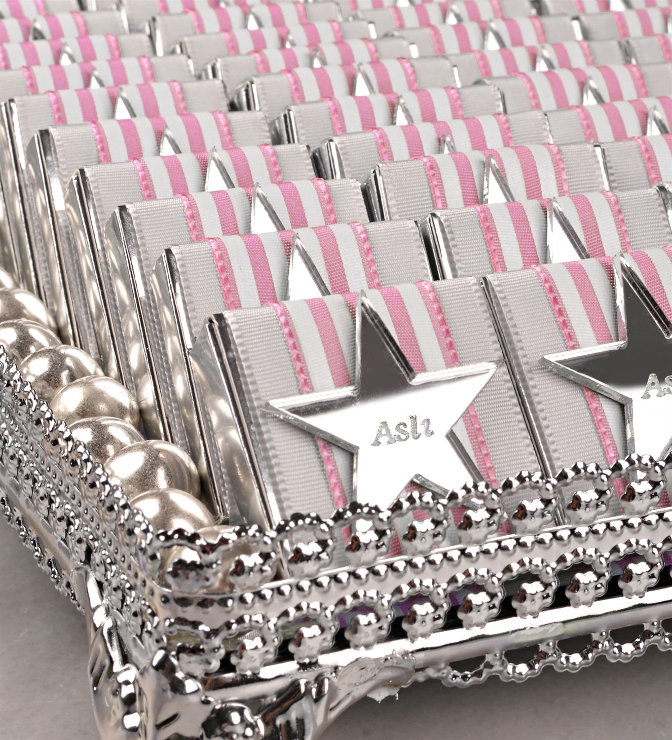 Yıldız Pleksili İsimli Bebek Çikolatası