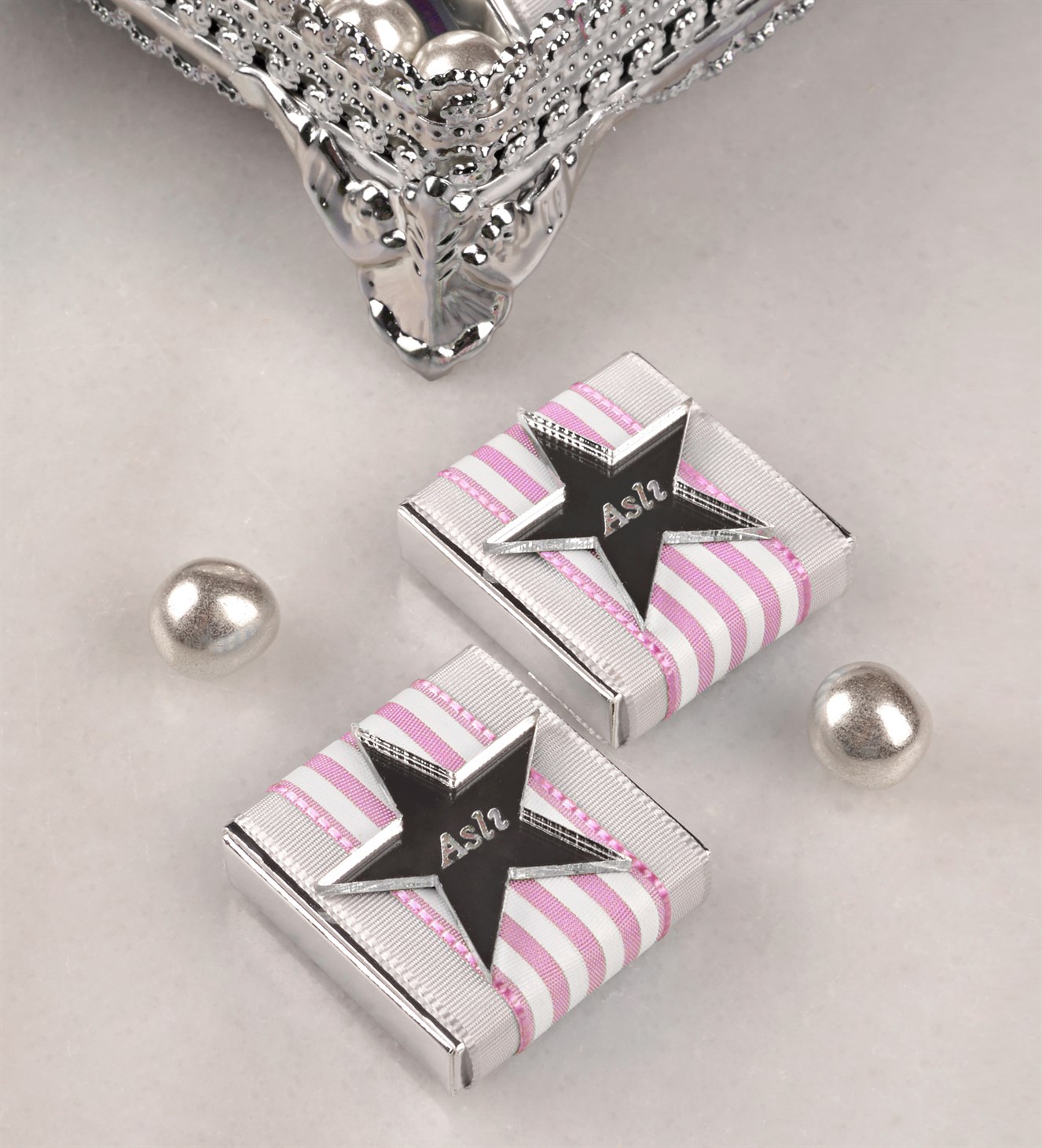 Yıldız Pleksili İsimli Bebek Çikolatası