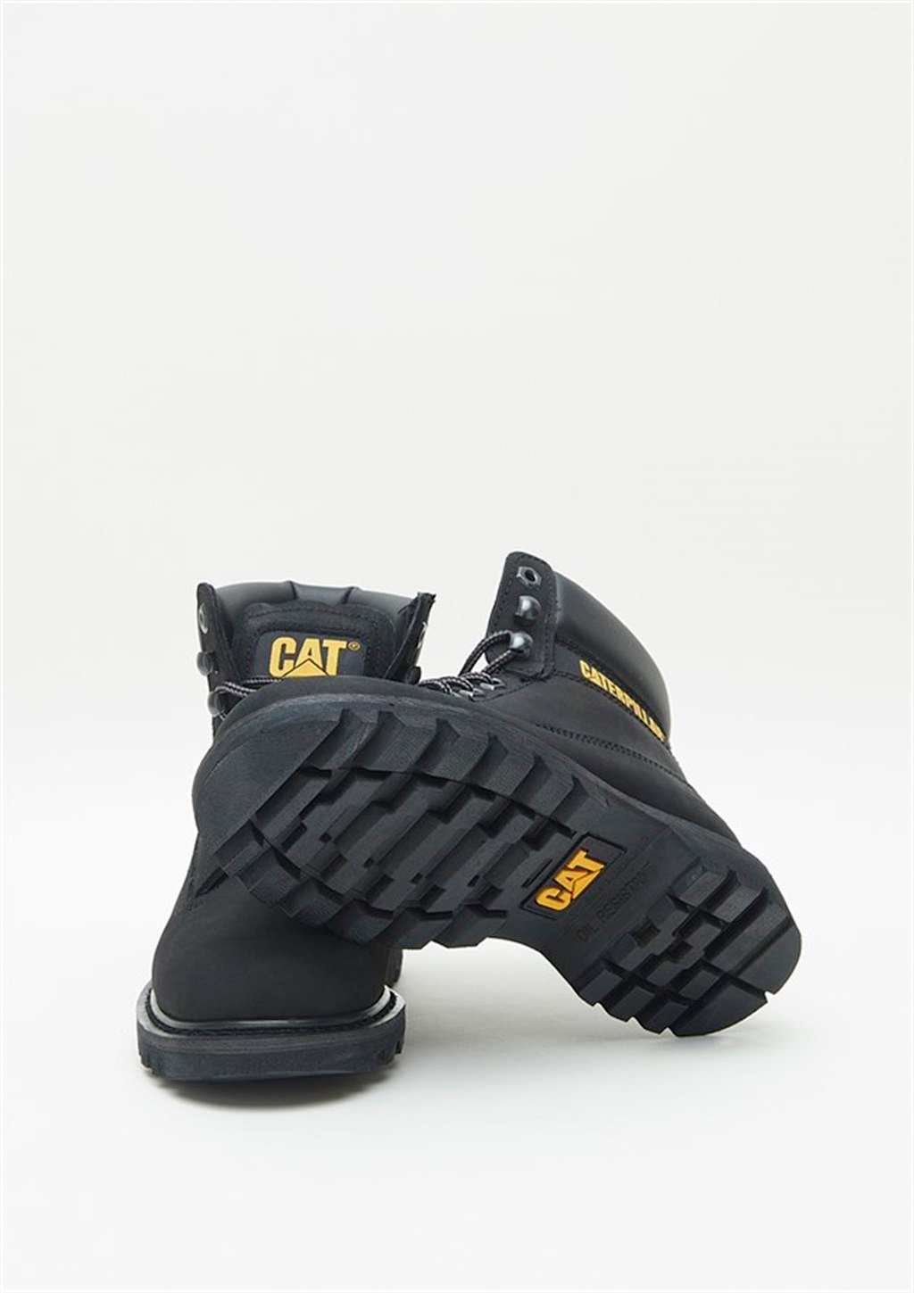 Caterpillar Colorado Black Nubuk Hakiki Deri Unisex Bot