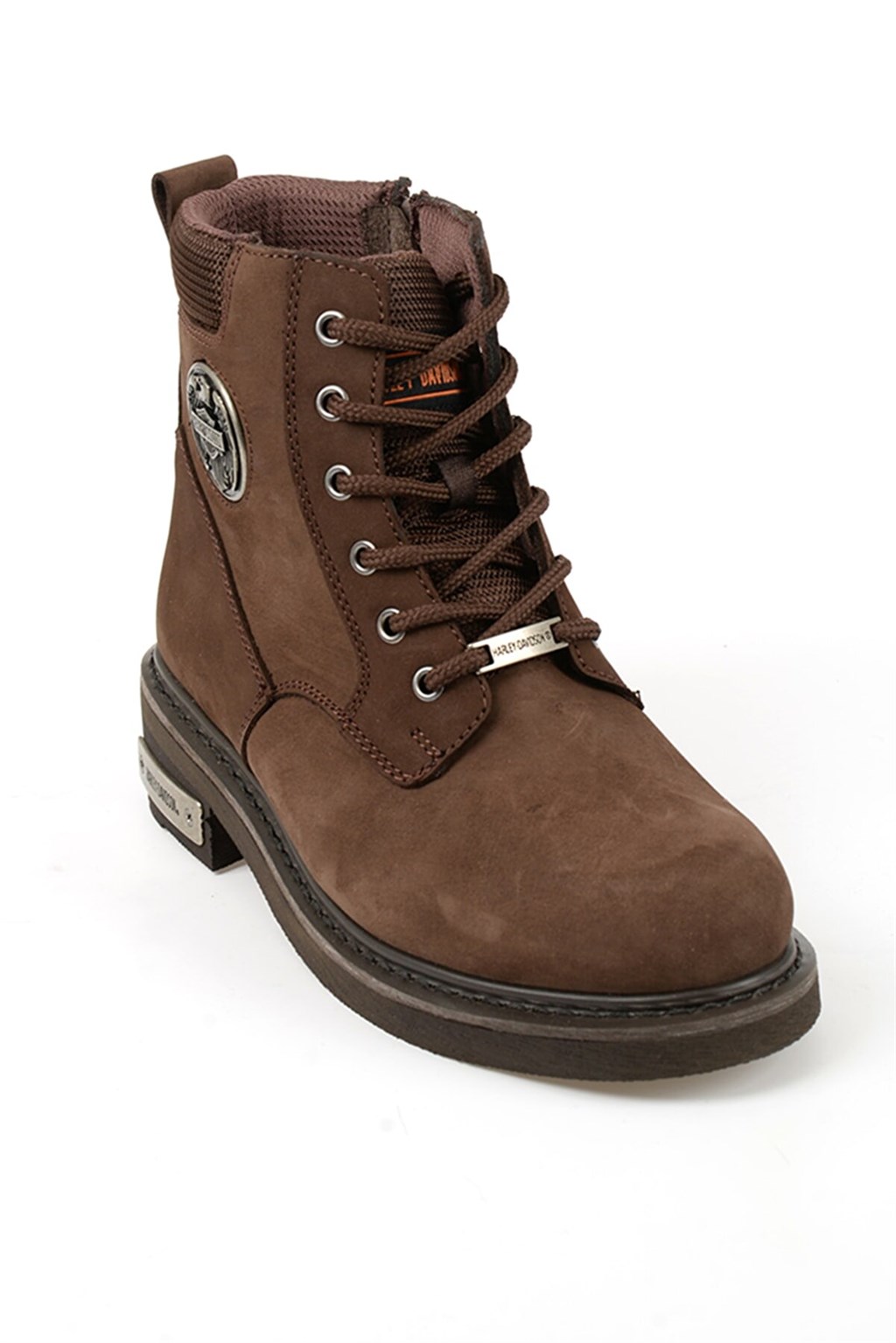 Harley Davidson Jim Hakiki Deri Dark Brown Kadın Bot