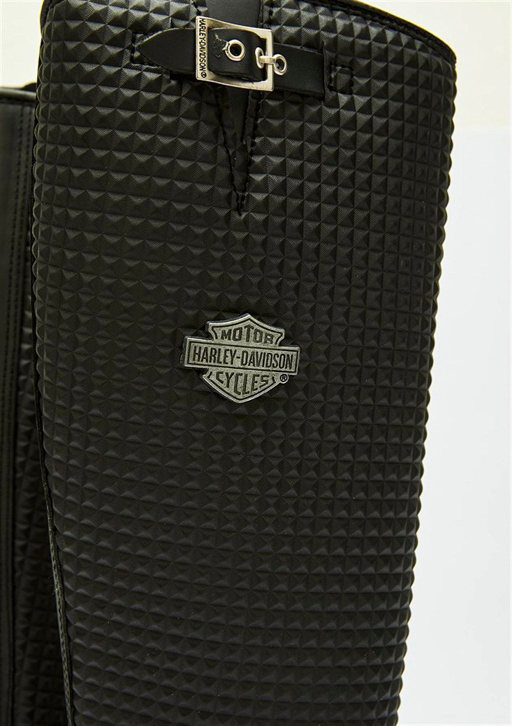Harley Davidson Zoe Hi Hakiki Deri Black Yağlı Kadın Çizme