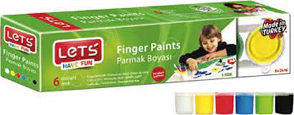 	 Lets 5500 Parmak Boyası 6 Renk