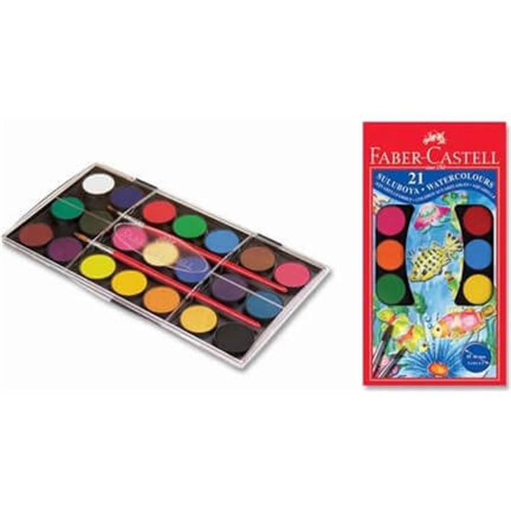Faber-Castell  Suluboya Redline 21 Renk Büyük Boy