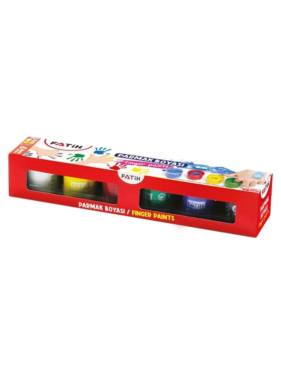 Fatih 6 Renk Parmak Boyası 25 ml x 6 = 150 ml
