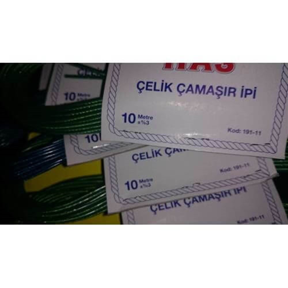 kaliteli sağlam 10 metre çamaşır ipi,çelik 