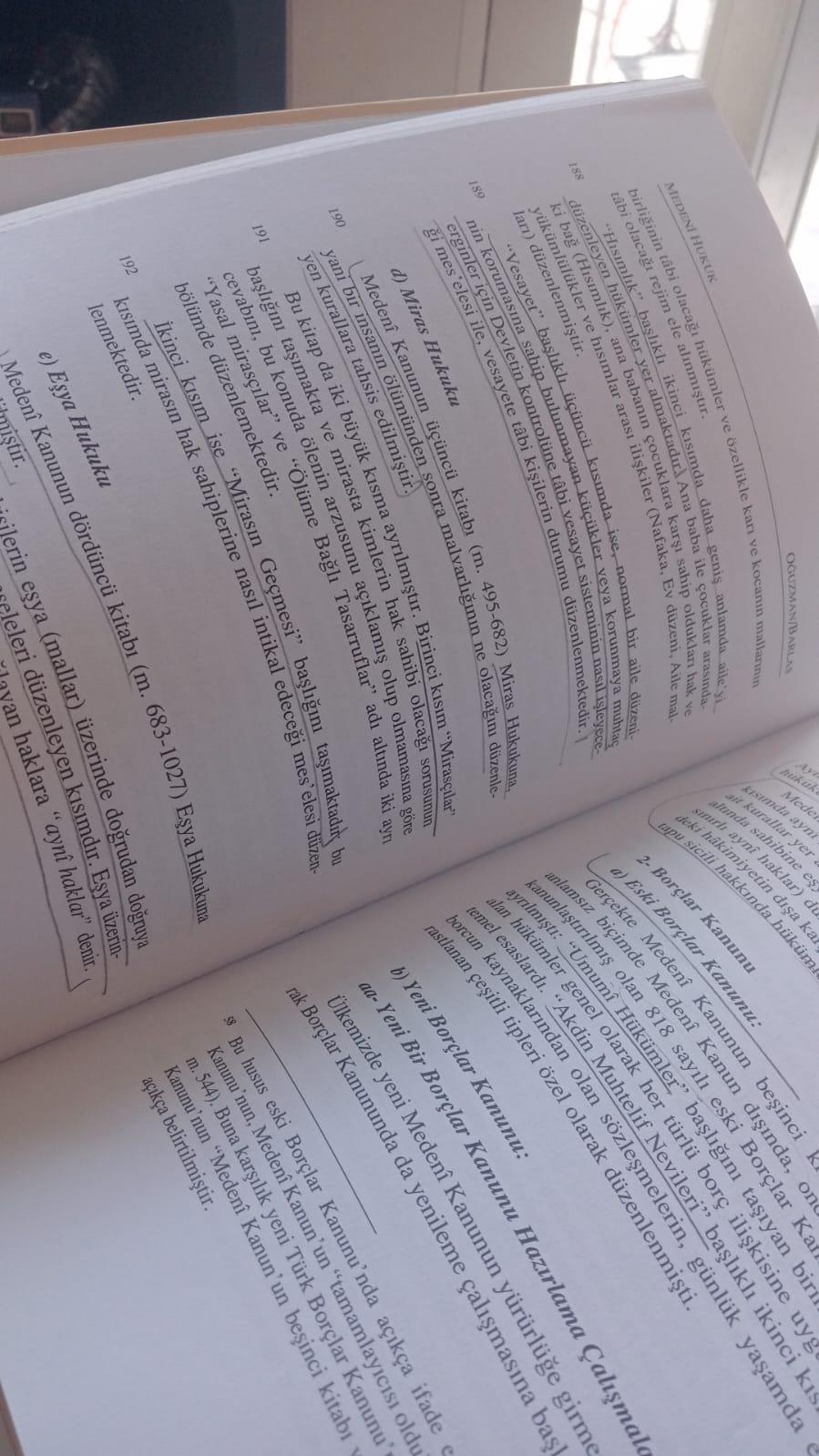 Medeni Hukuk Giriş Kaynaklar Temel Kavramlar 20. Basım Ciltli