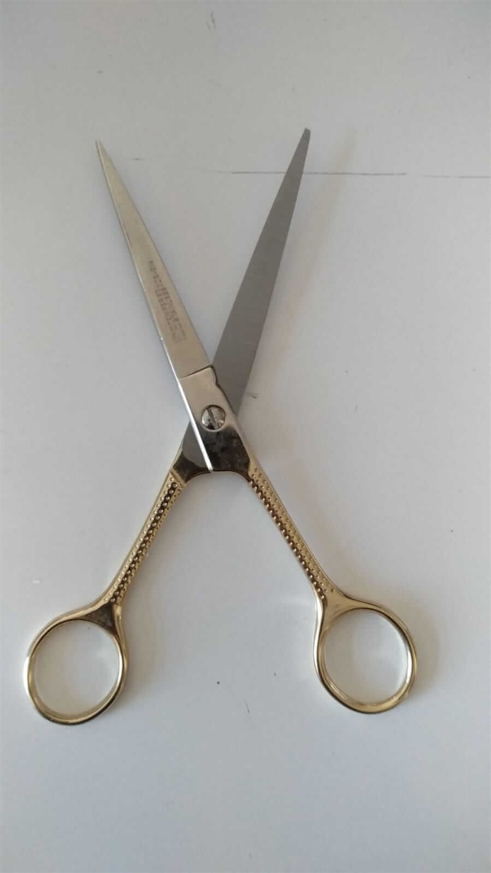 orjinal çelik uclu berber kuaför makası 17 cm 