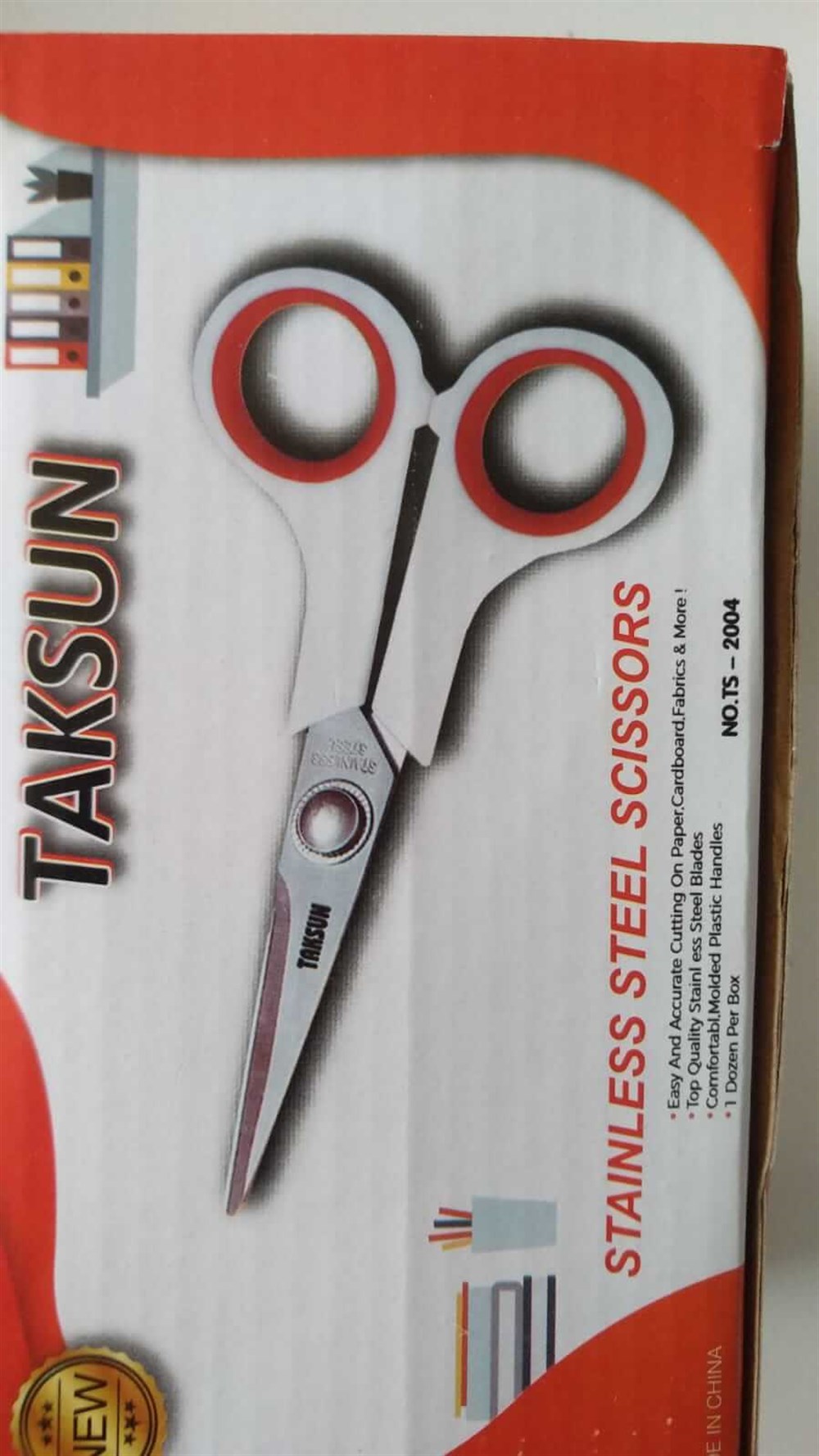 plastik saplı çelik keskin makası