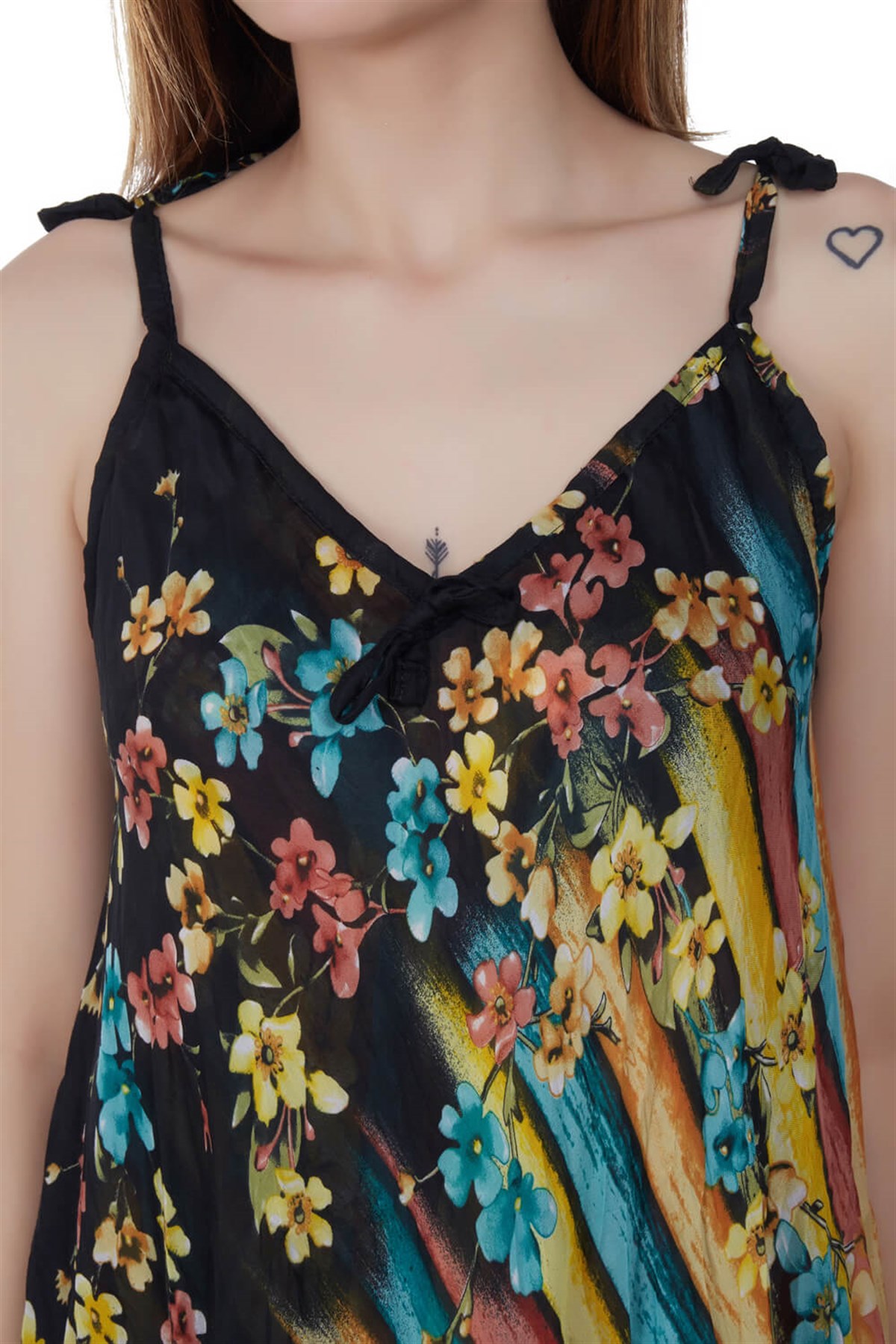Afrodit Voile Dress Black
