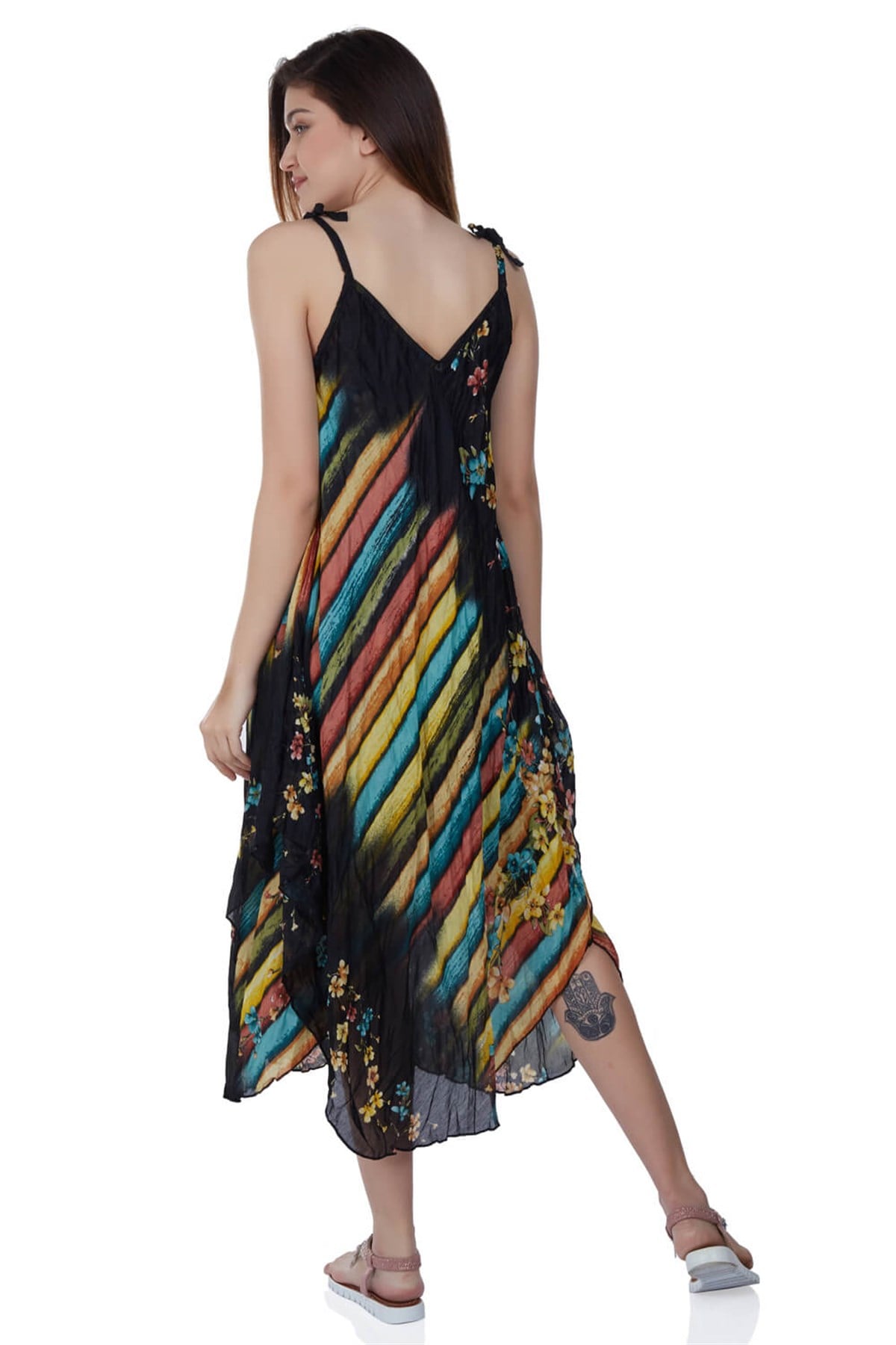 Afrodit Voile Dress Black
