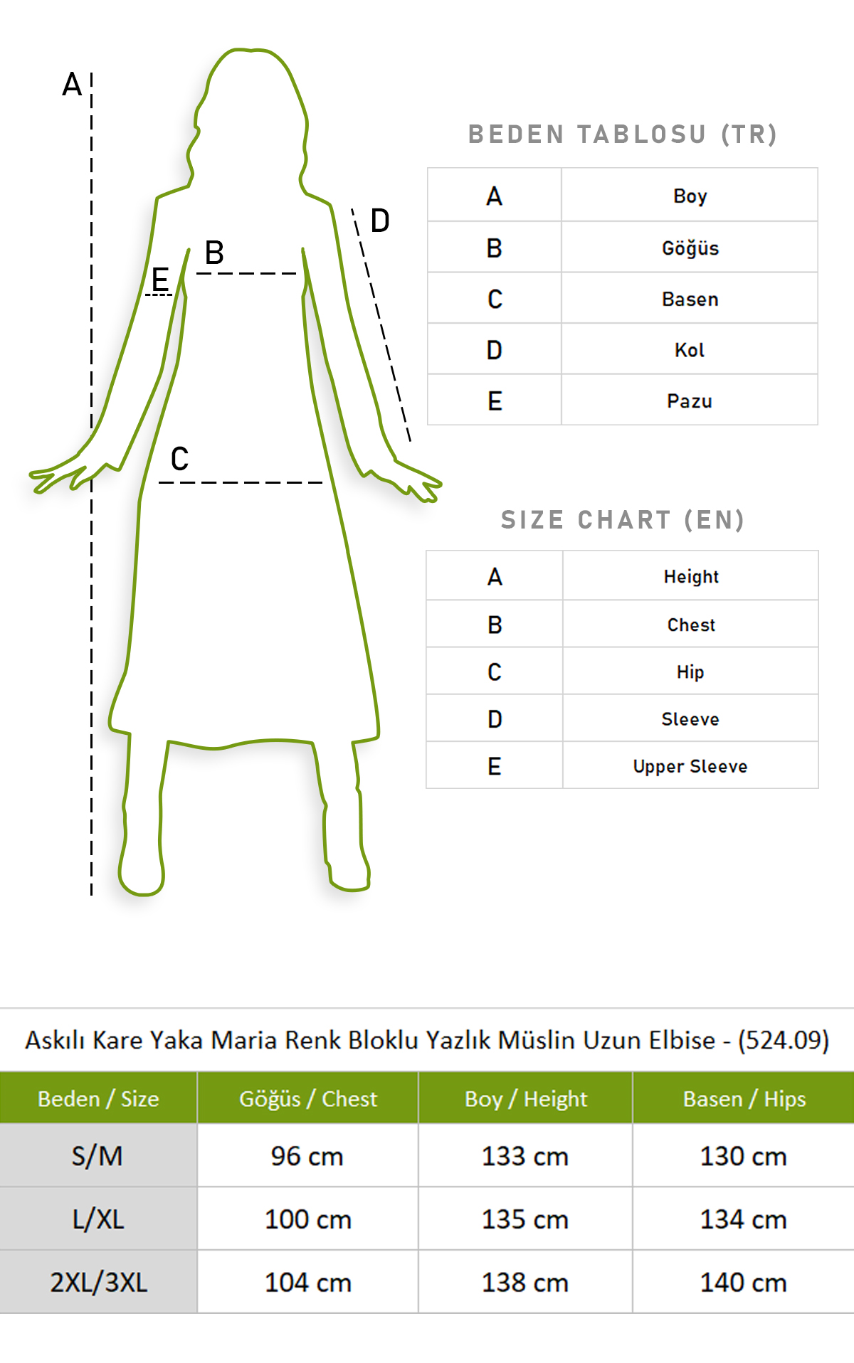 Askılı Kare Yaka Maria Renk Bloklu Yazlık Müslin Uzun Elbise Kırmızı Krmz
