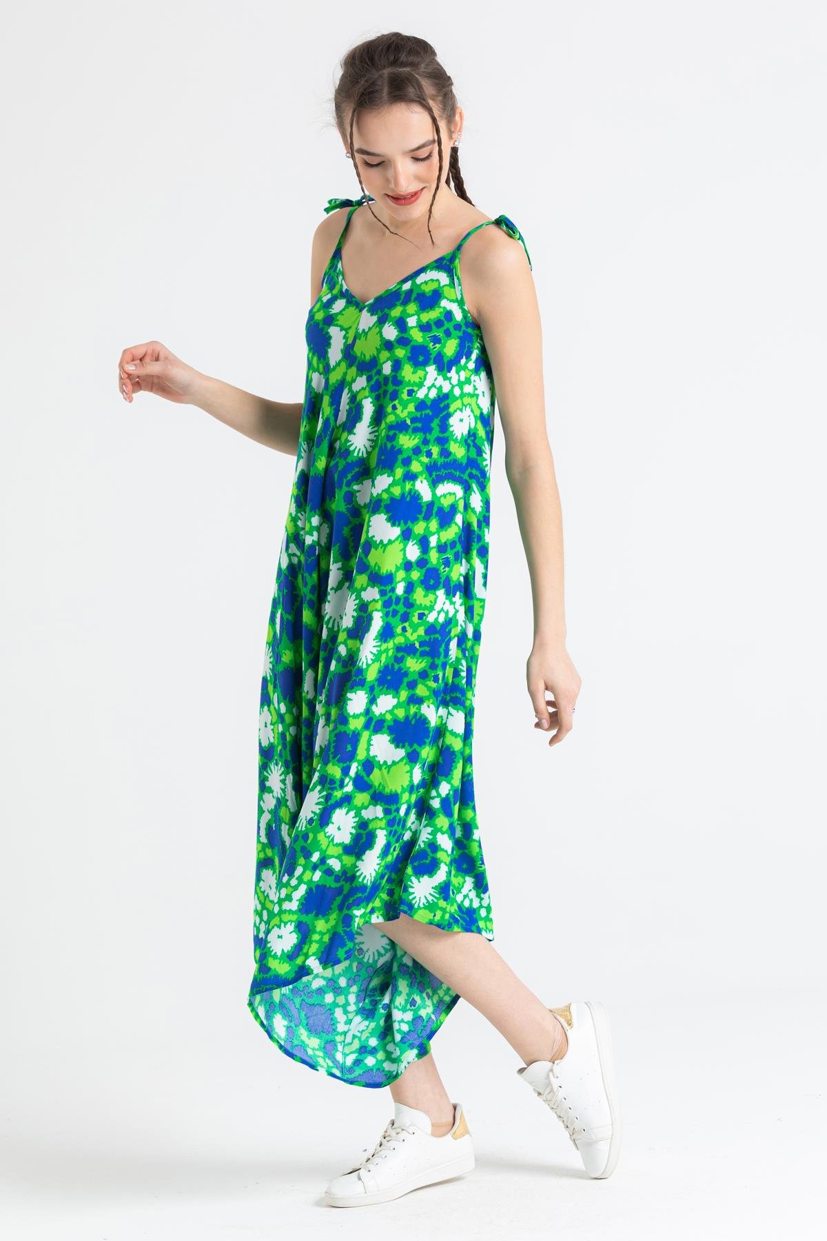 Askılı Vual Selin Tulum Soyut Çimen Yşl Syt çmn