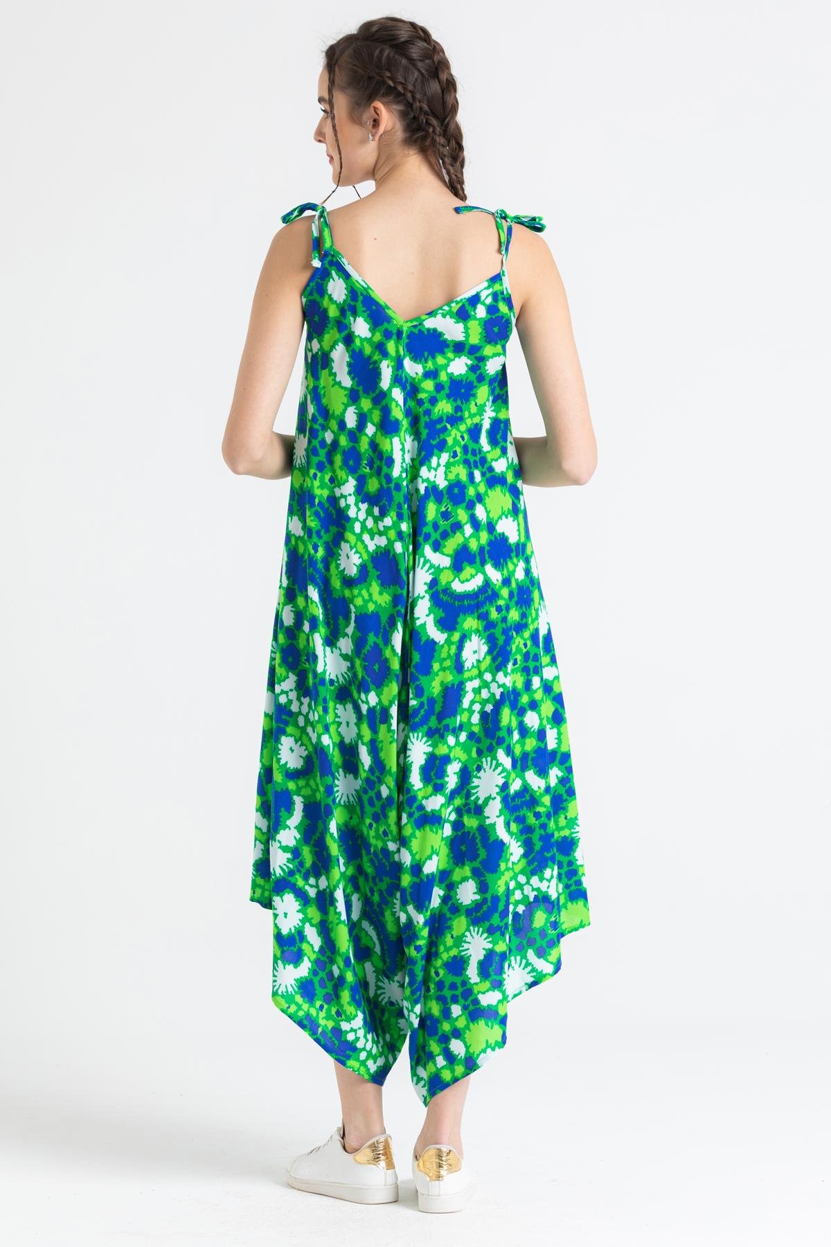 Askılı Vual Selin Tulum Soyut Çimen Yşl Syt çmn