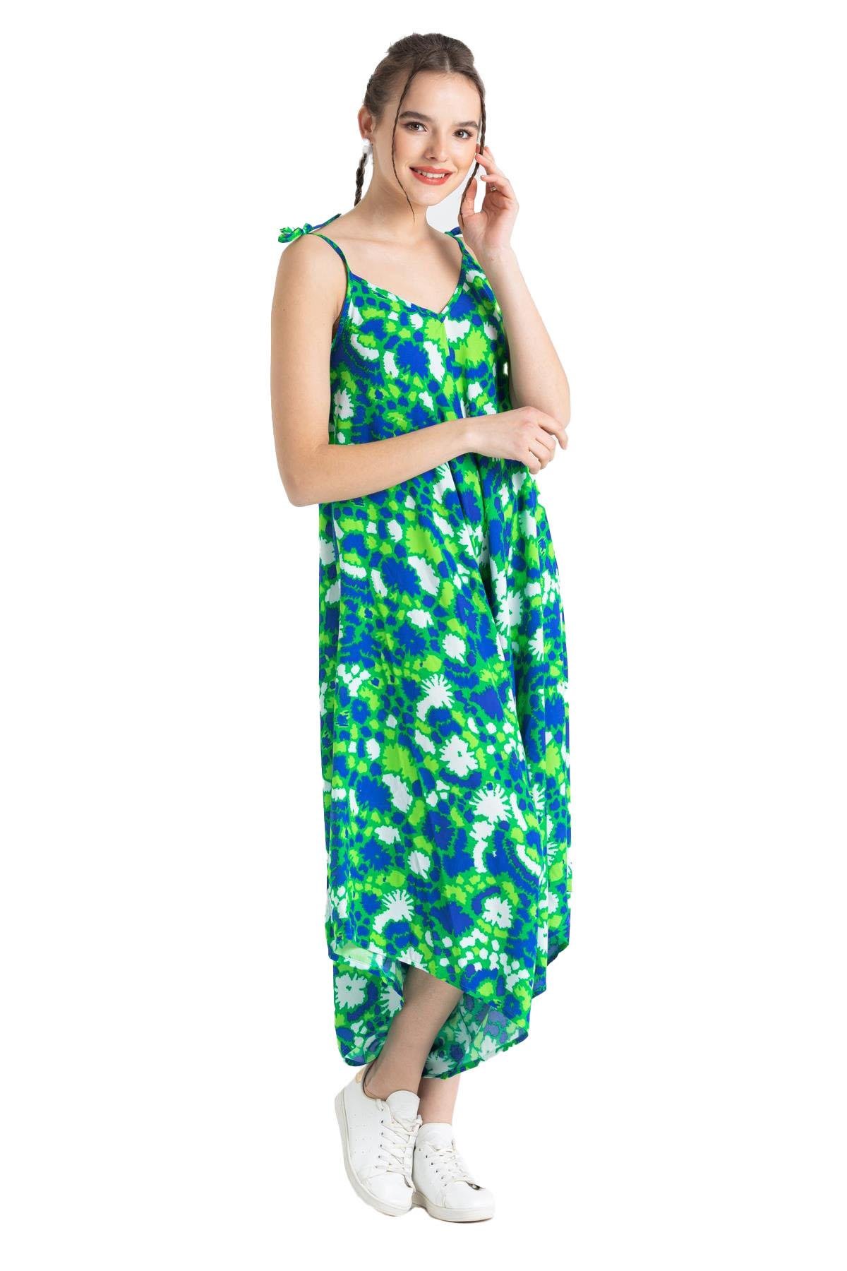 Askılı Vual Selin Tulum Soyut Çimen Yşl Syt çmn