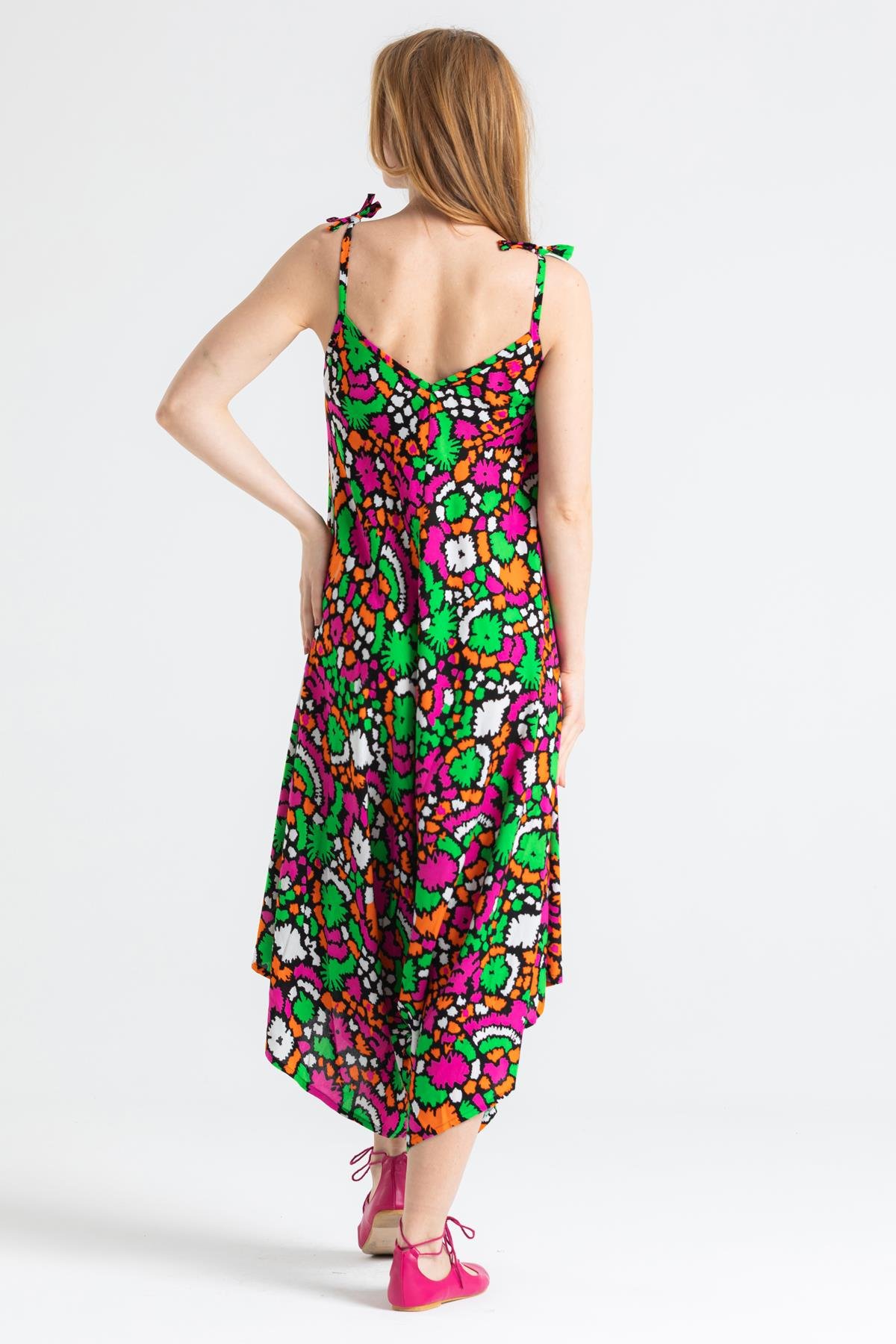 Askılı Vual Selin Tulum Soyut Siyah Syt syh