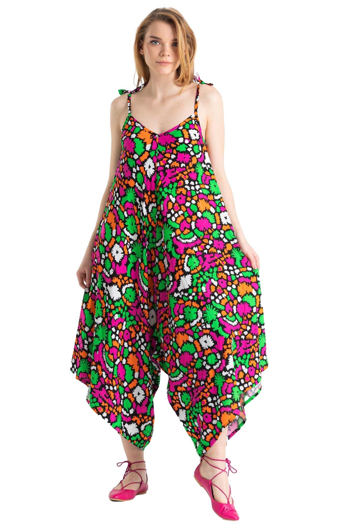 Askılı Vual Selin Tulum Soyut Siyah Syt syh