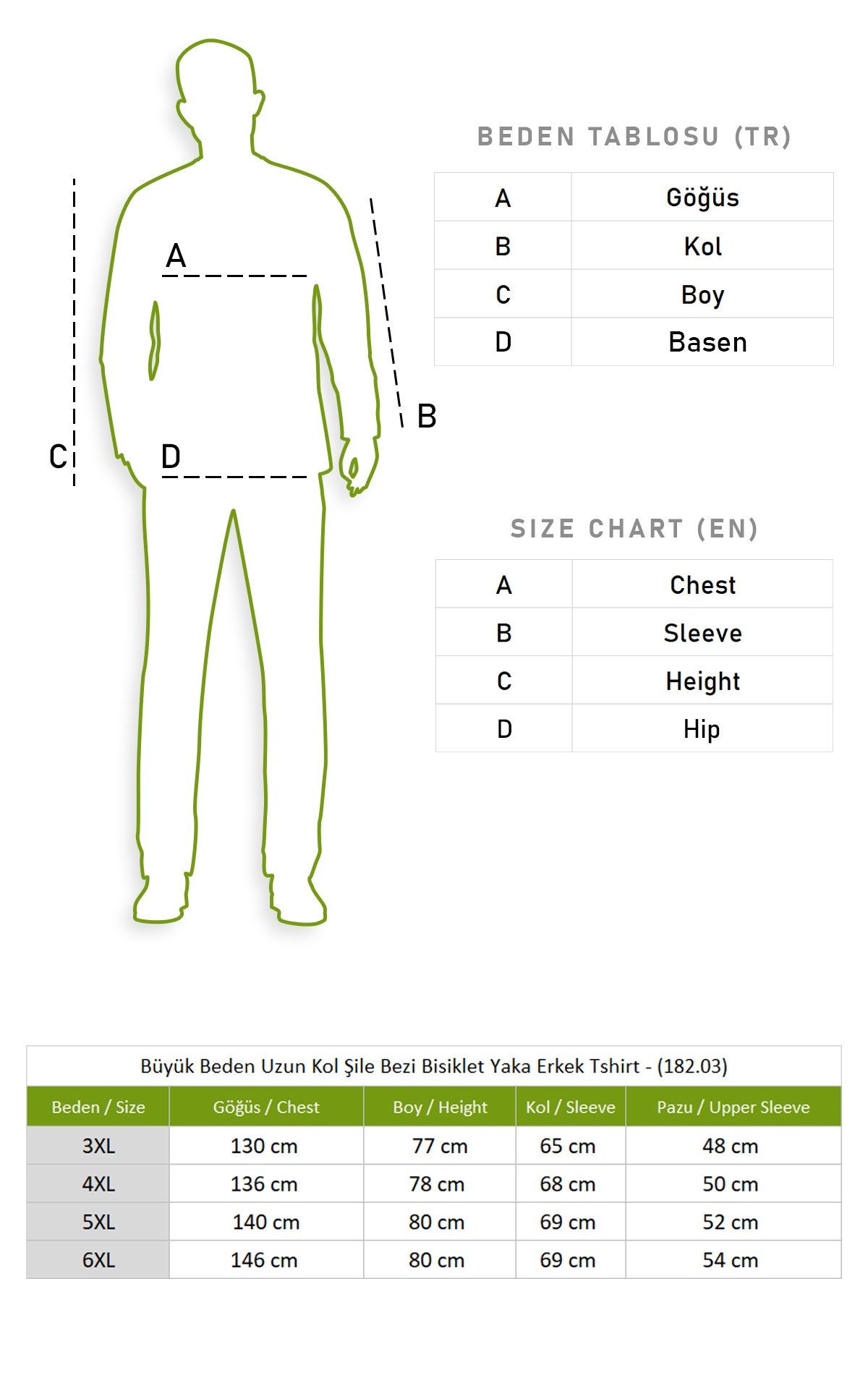 Büyük Beden Uzun Kol Şile Bezi Bisiklet Yaka Erkek Tshirt Ekru Gri Çizgili 3028