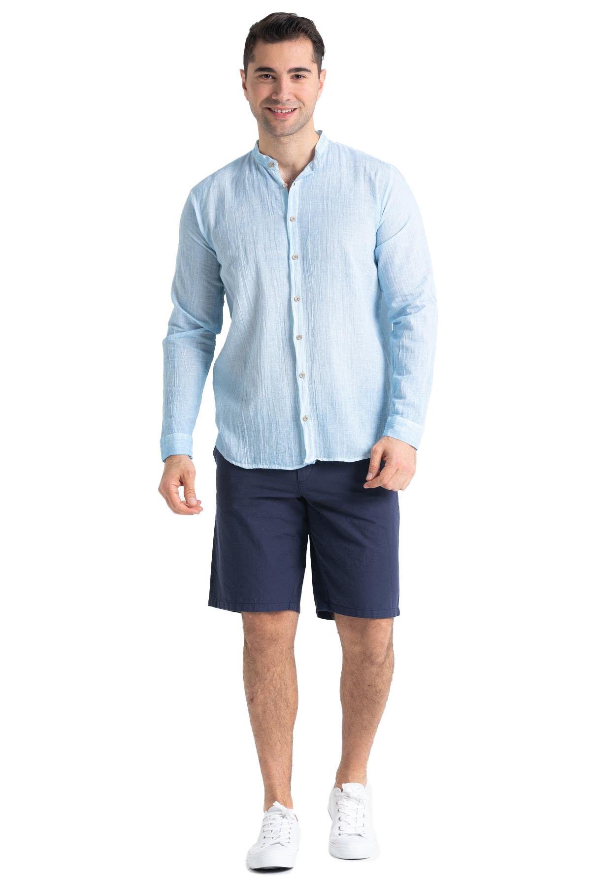 Ege Gabardin Erkek Şort Lacivert Lcvt