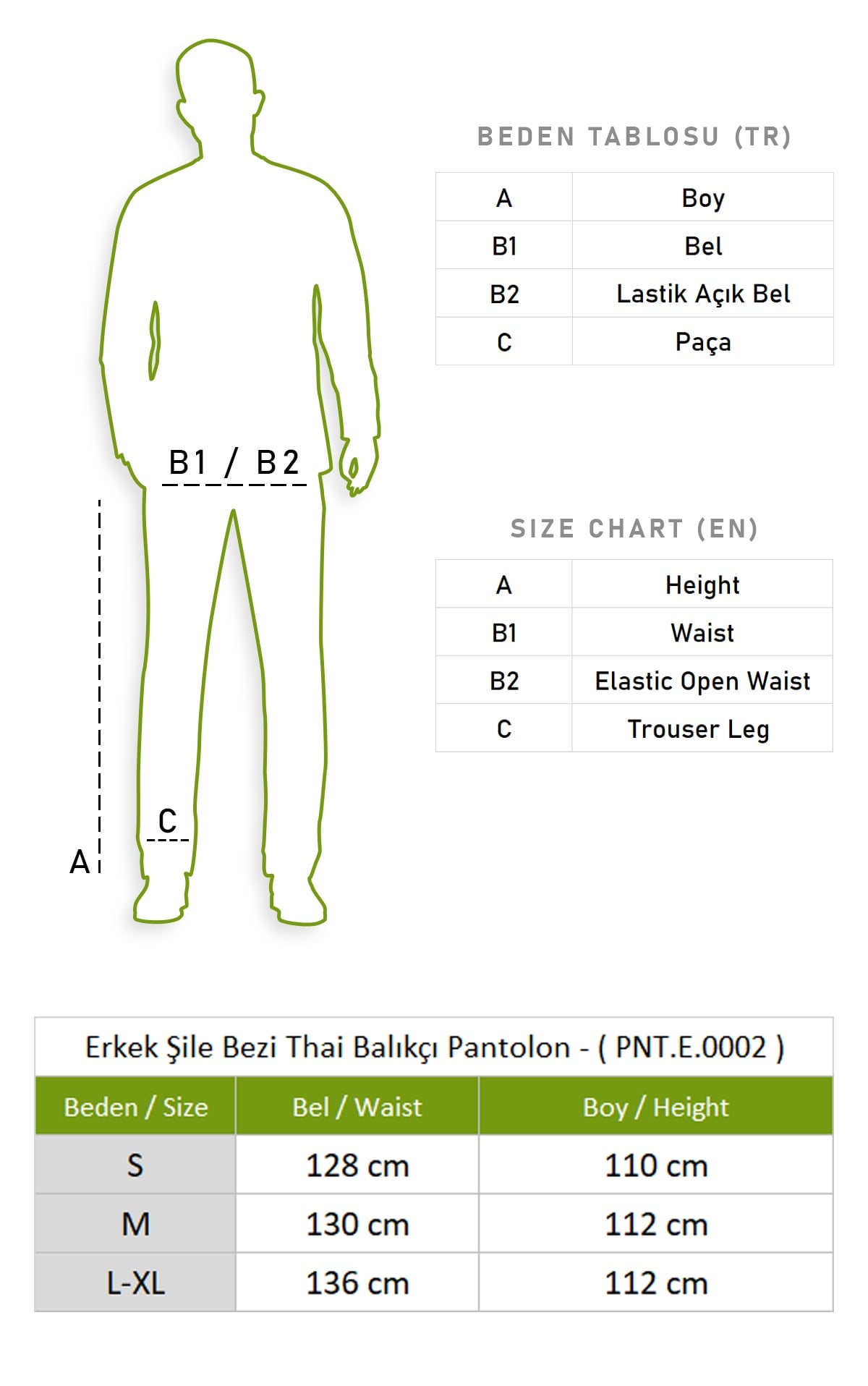 Men Sile Fabric Thai Fisherman Pants Petrol
